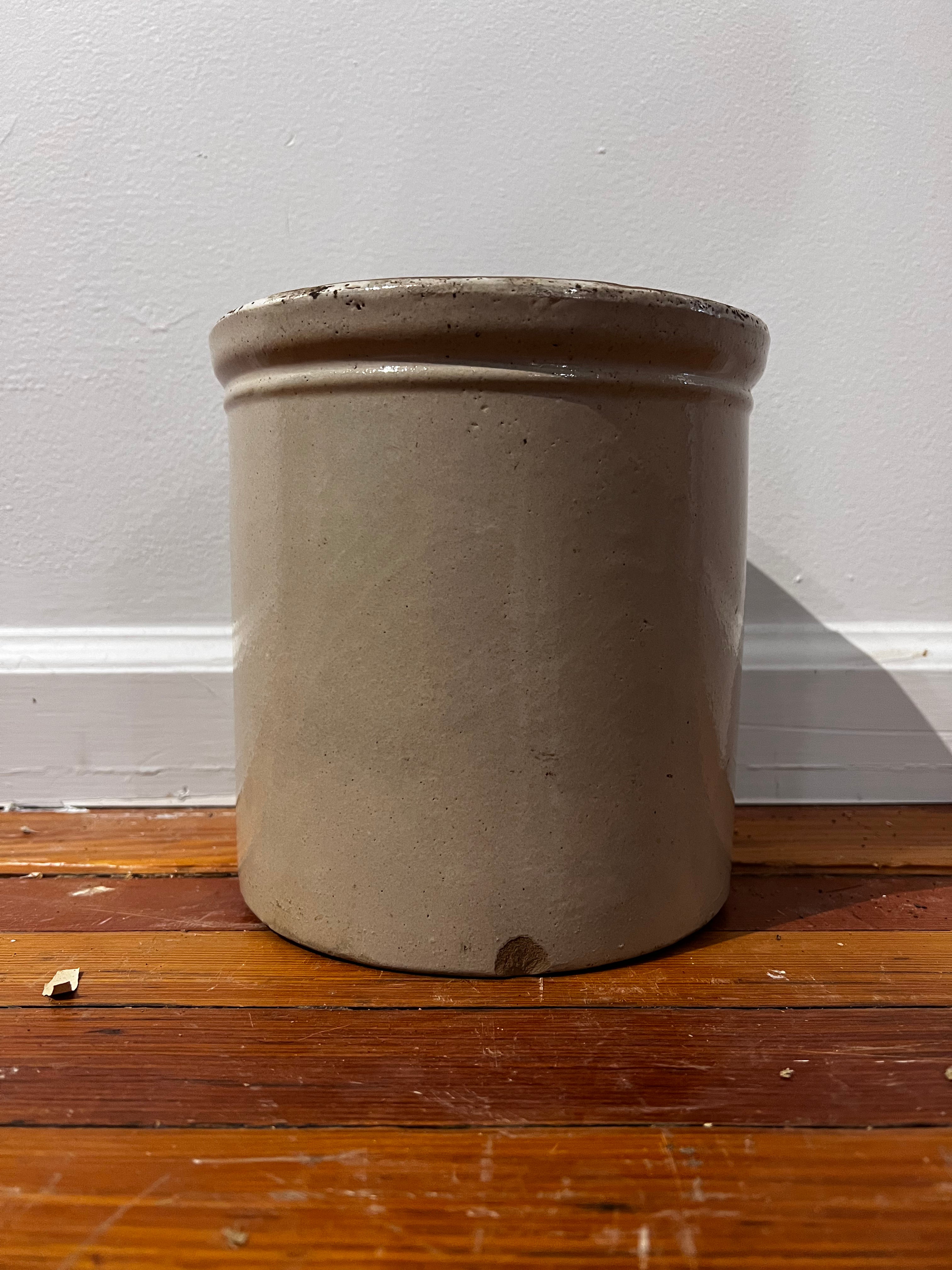 Stoneware Crock Lg.