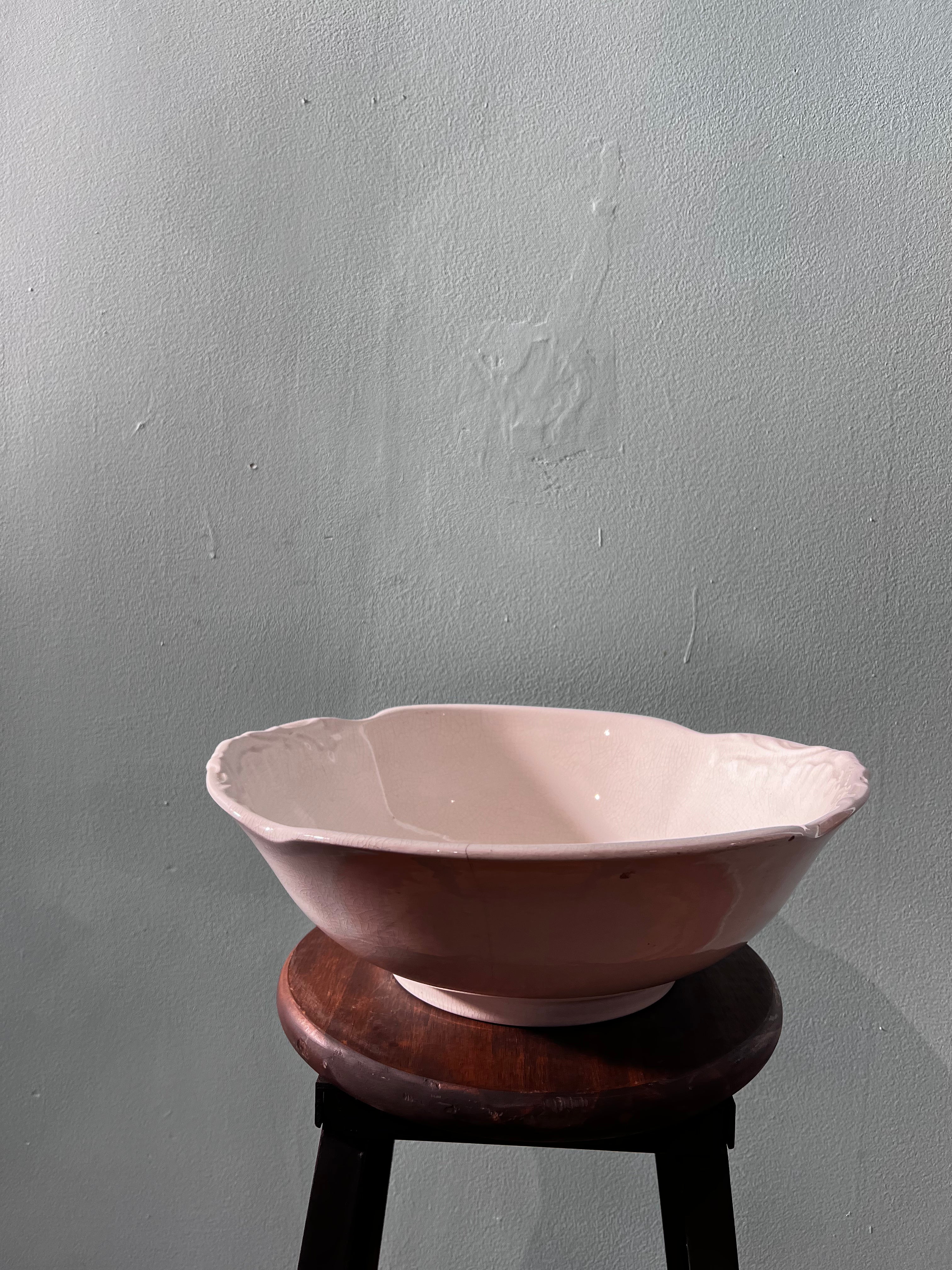 Vintage White Ceramic Bowl