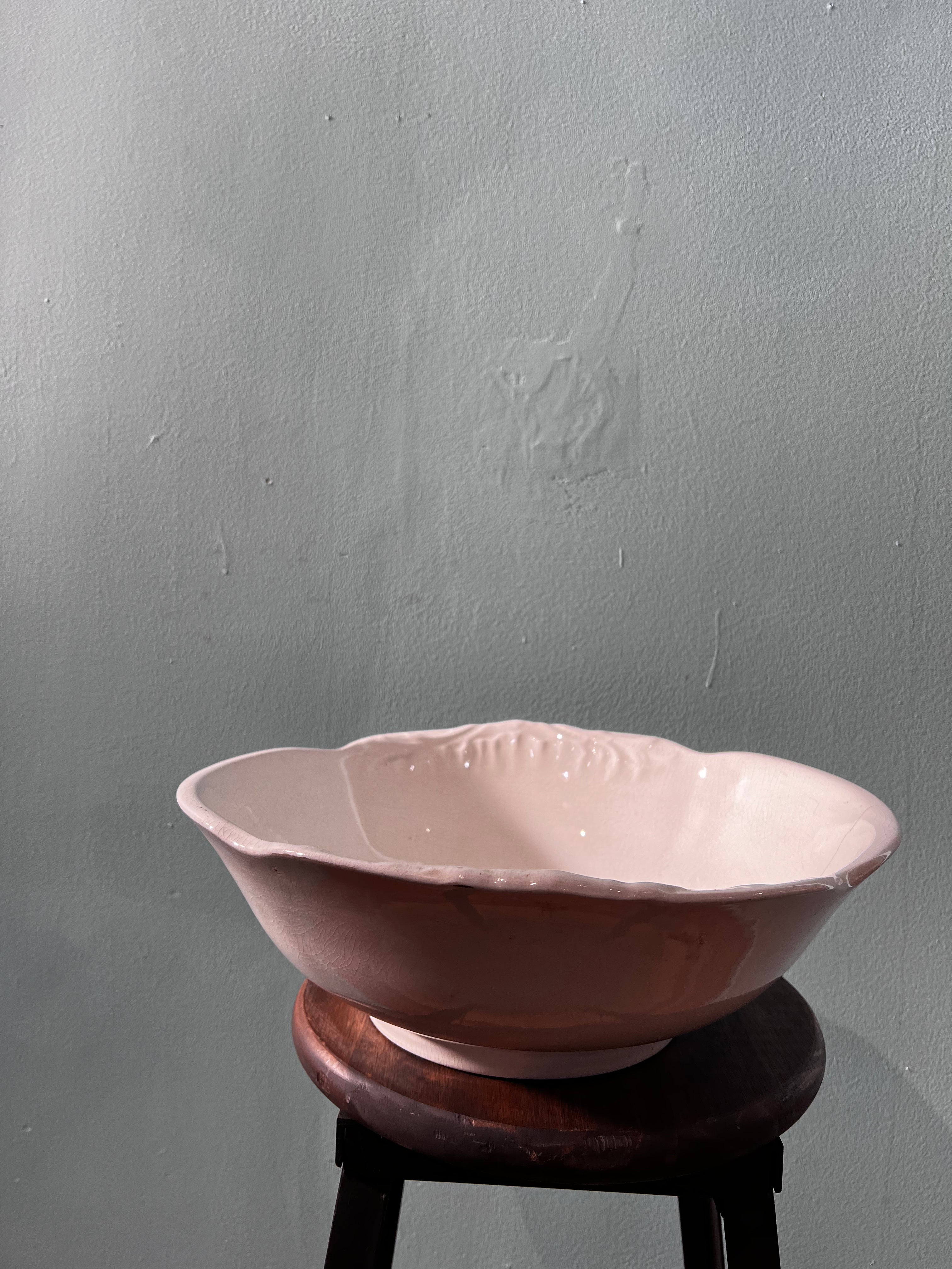 Vintage White Ceramic Bowl