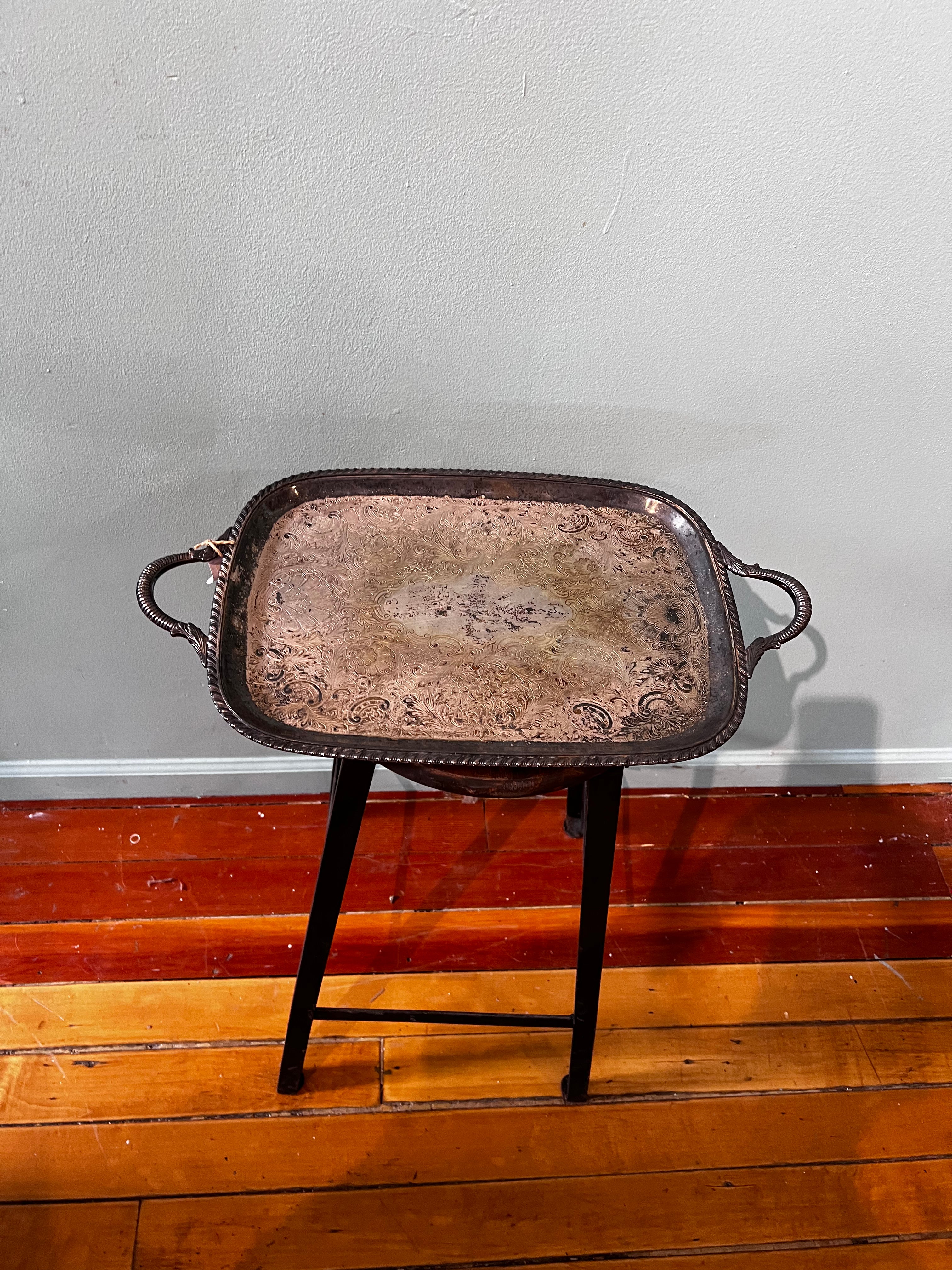 Lrg Silverplate Tray