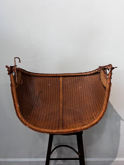 Vintage Wicker Wall Basket