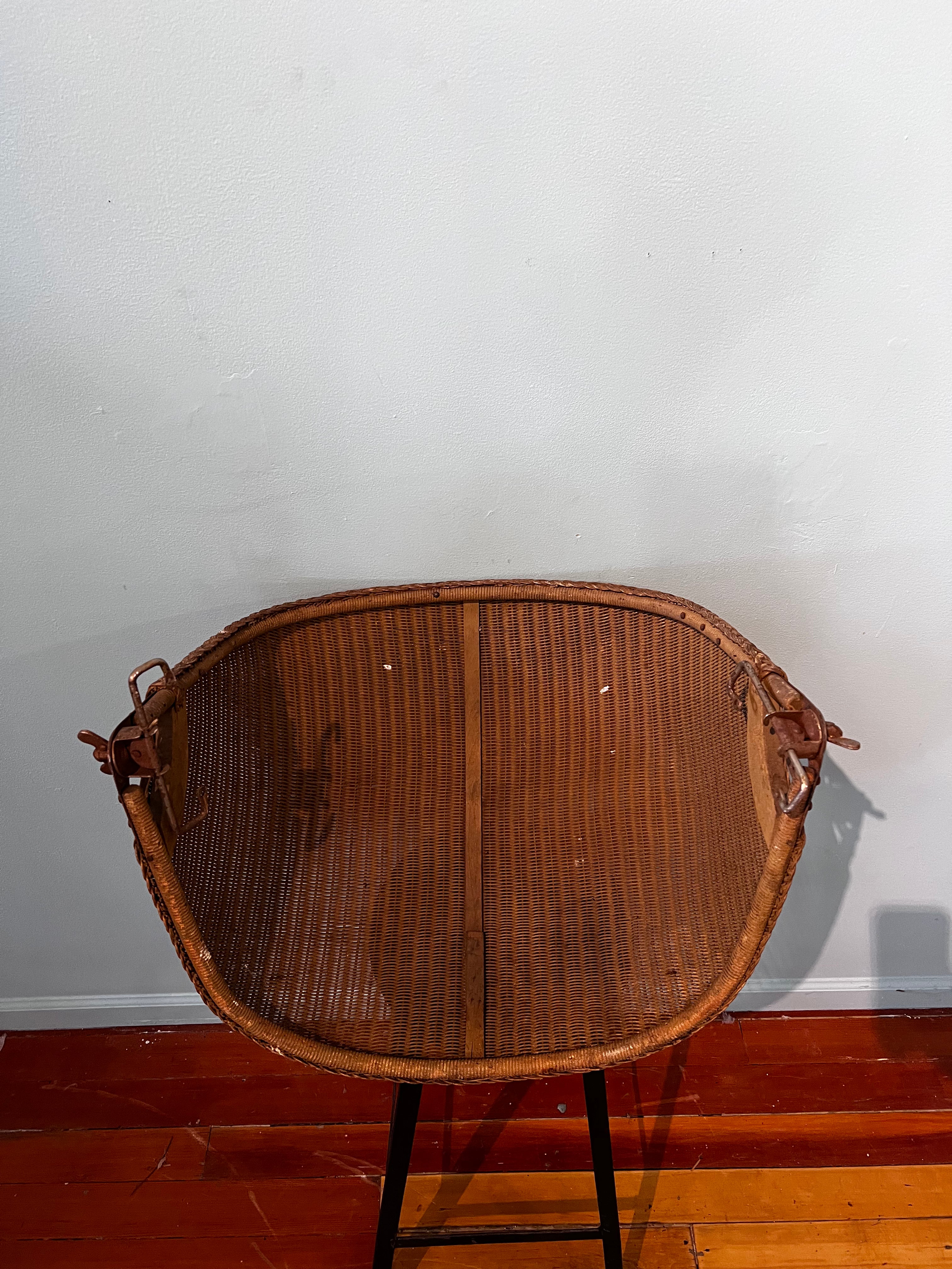 Vintage Wicker Wall Basket
