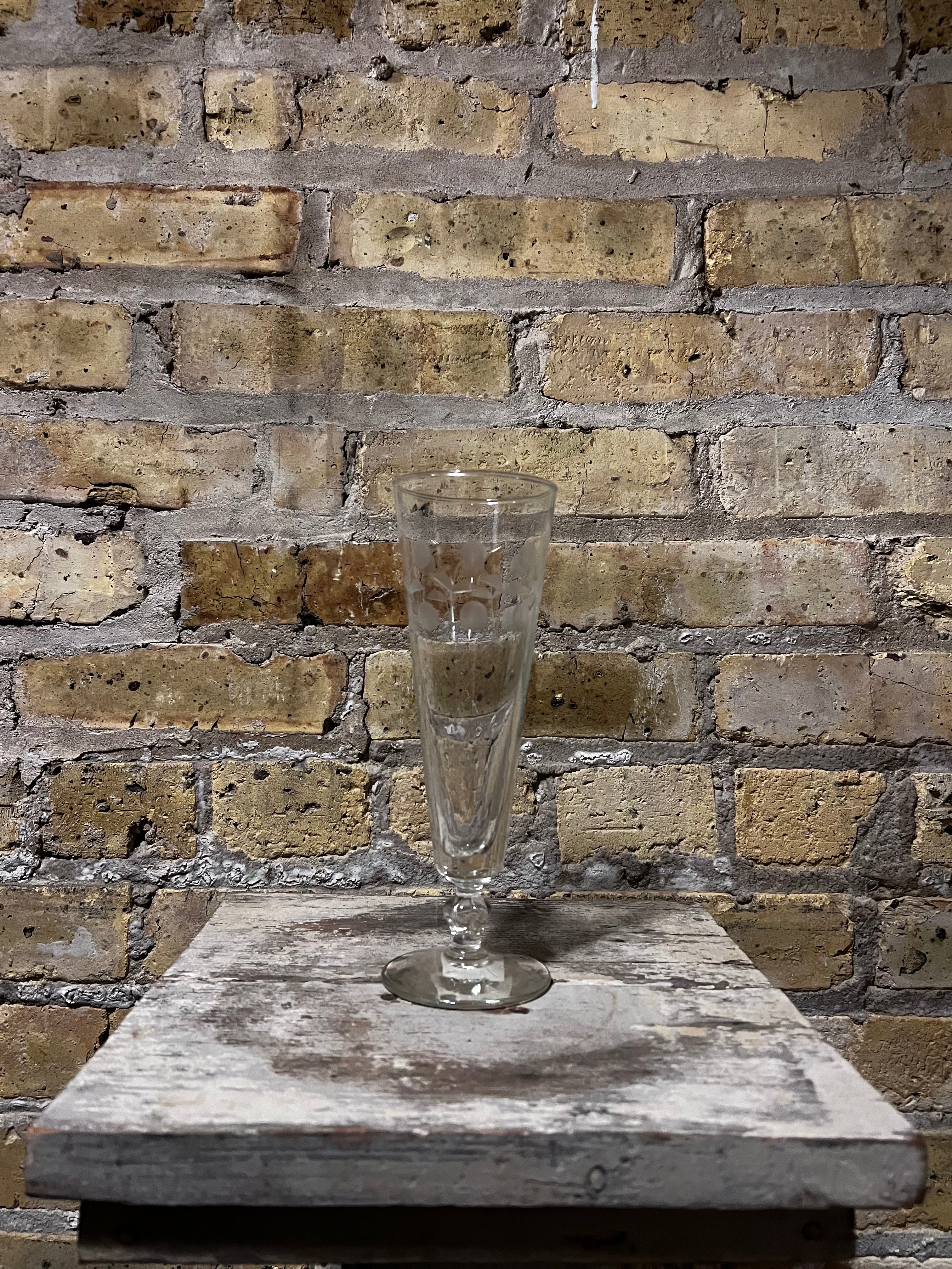 Etched Pilsner Glass