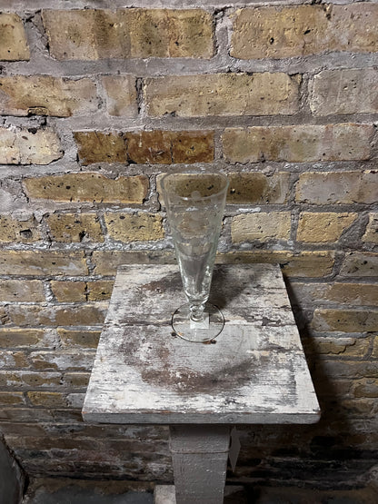 Etched Pilsner Glass