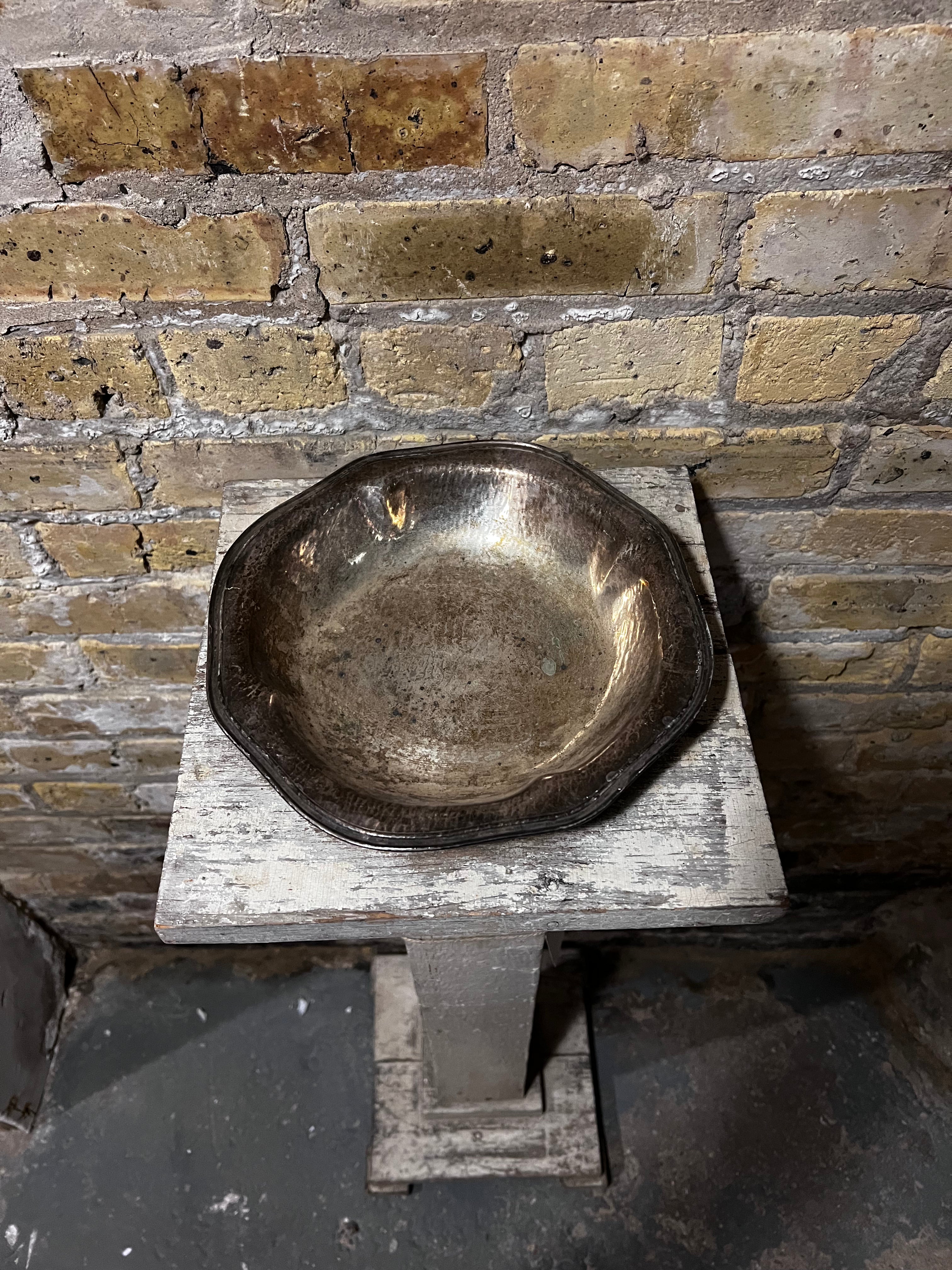 Silver plate bowl
