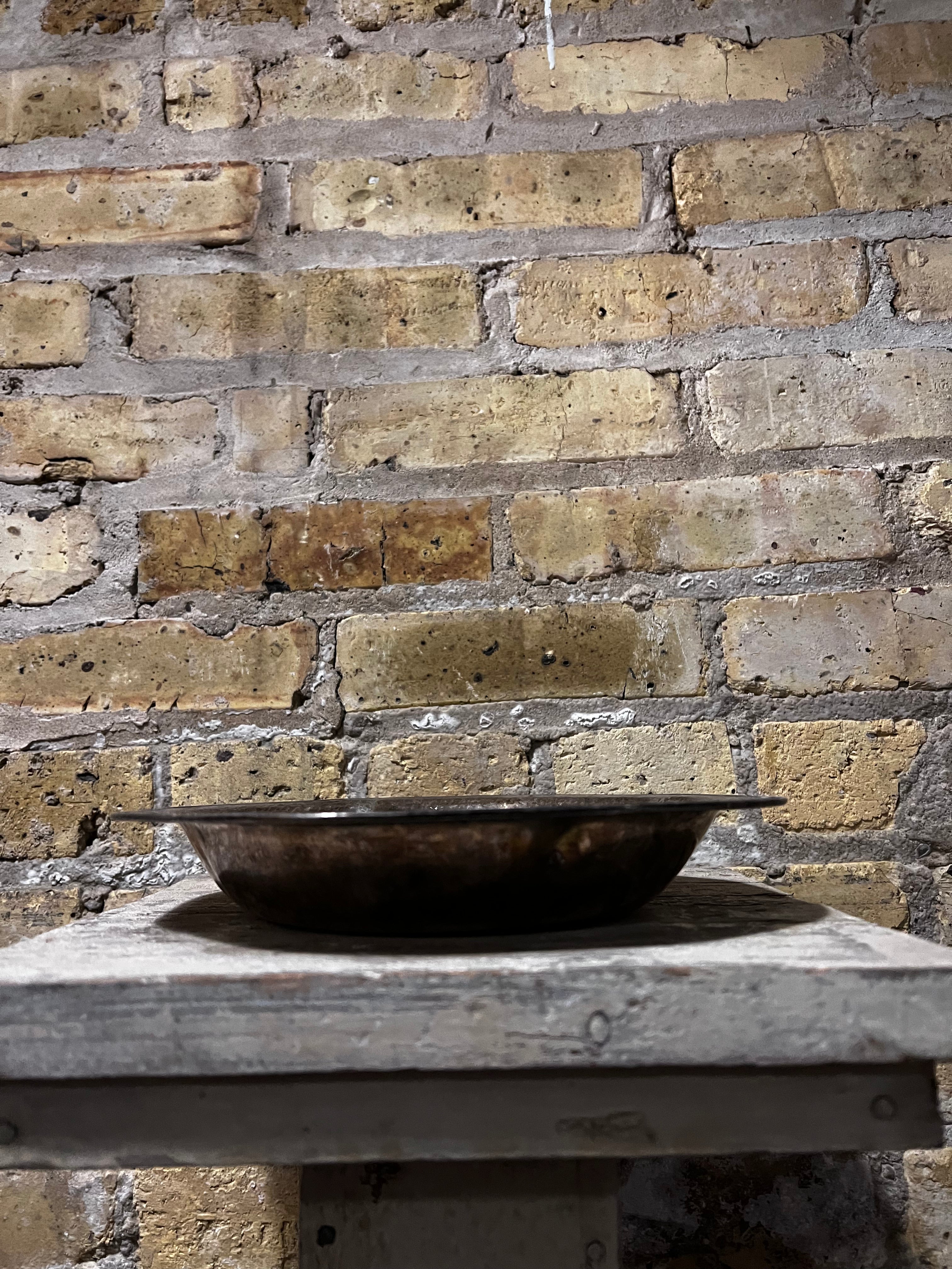 Silver plate bowl