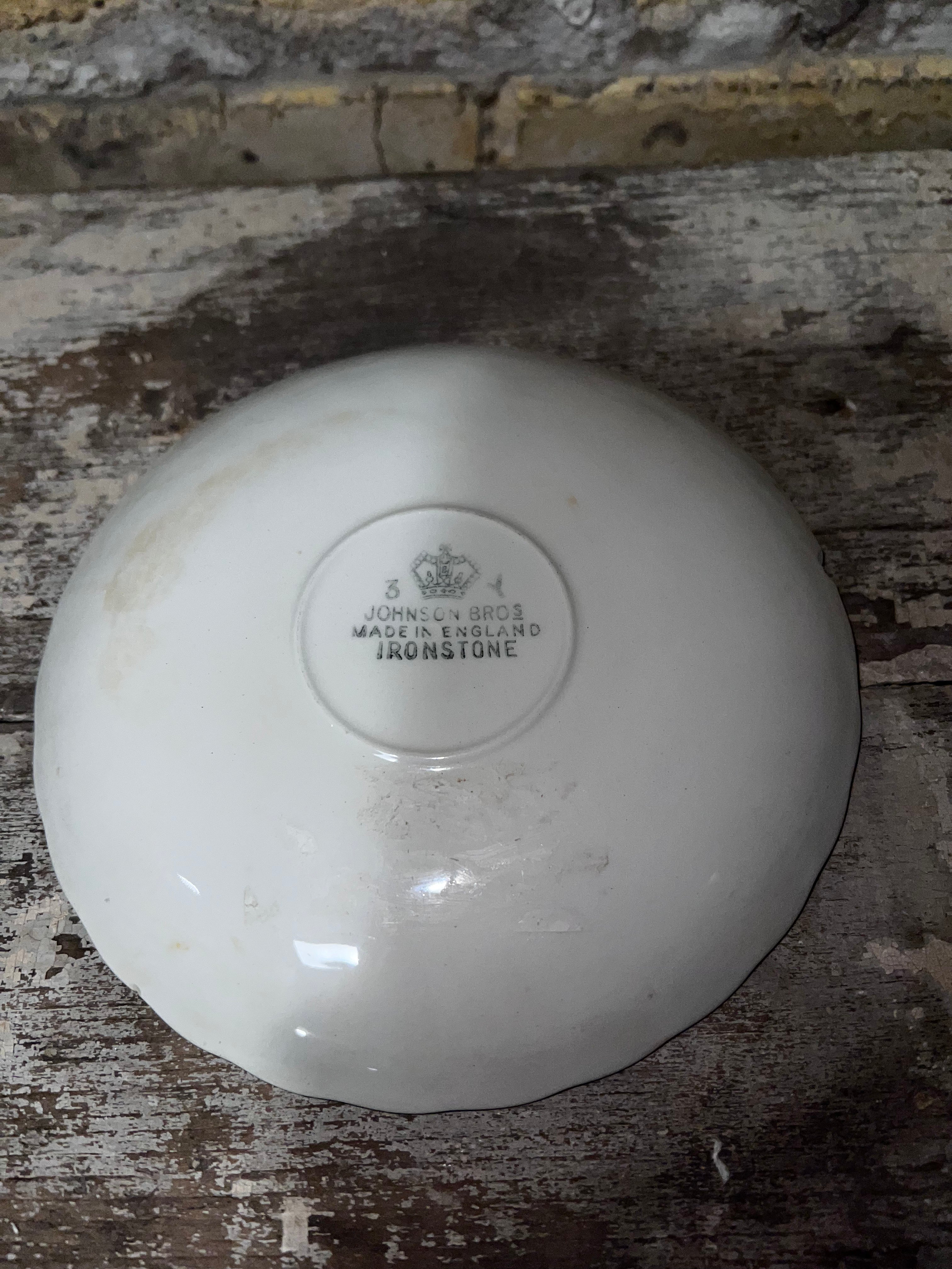 Johnson Bros Ironstone Saucer