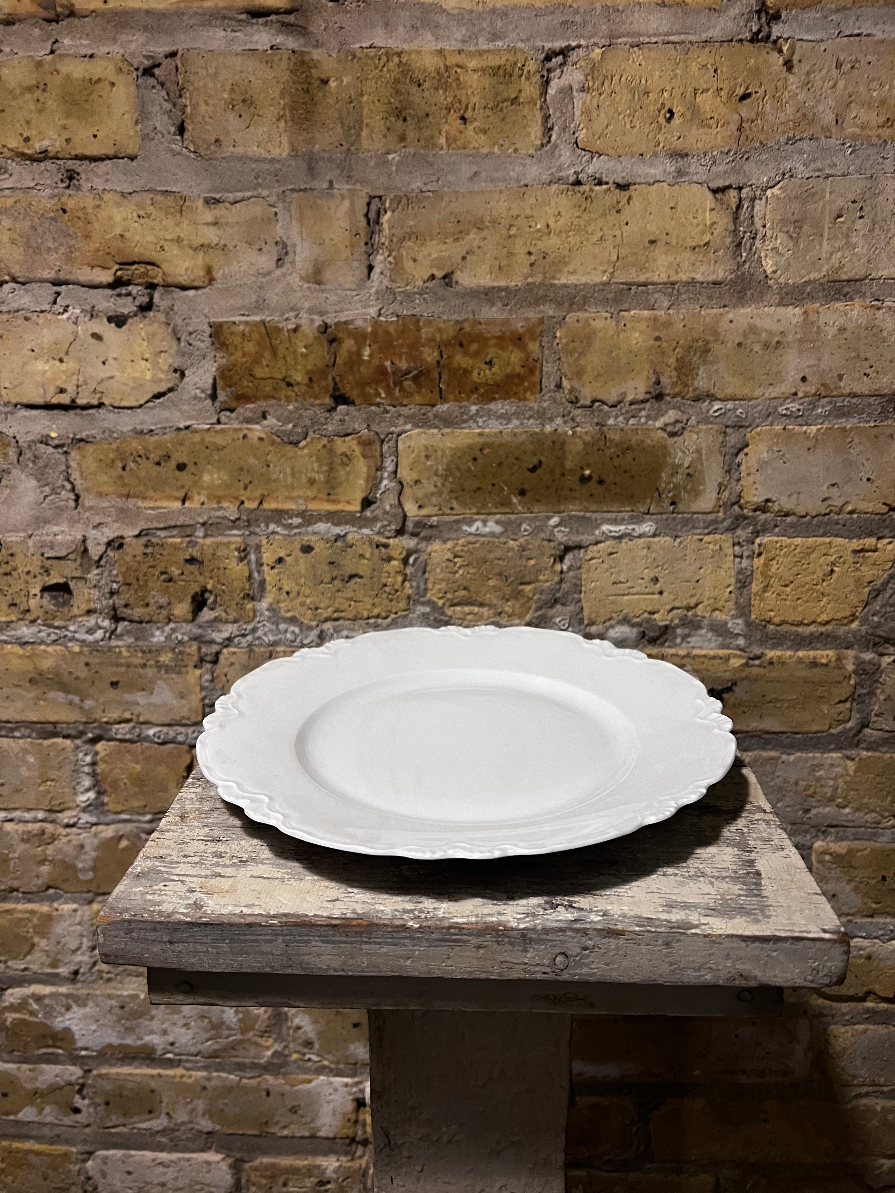 Farmhouse Ironstone Plate