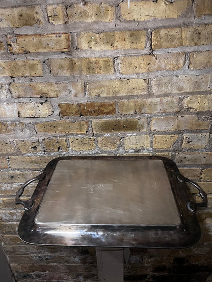 Lrg Silverplate Tray