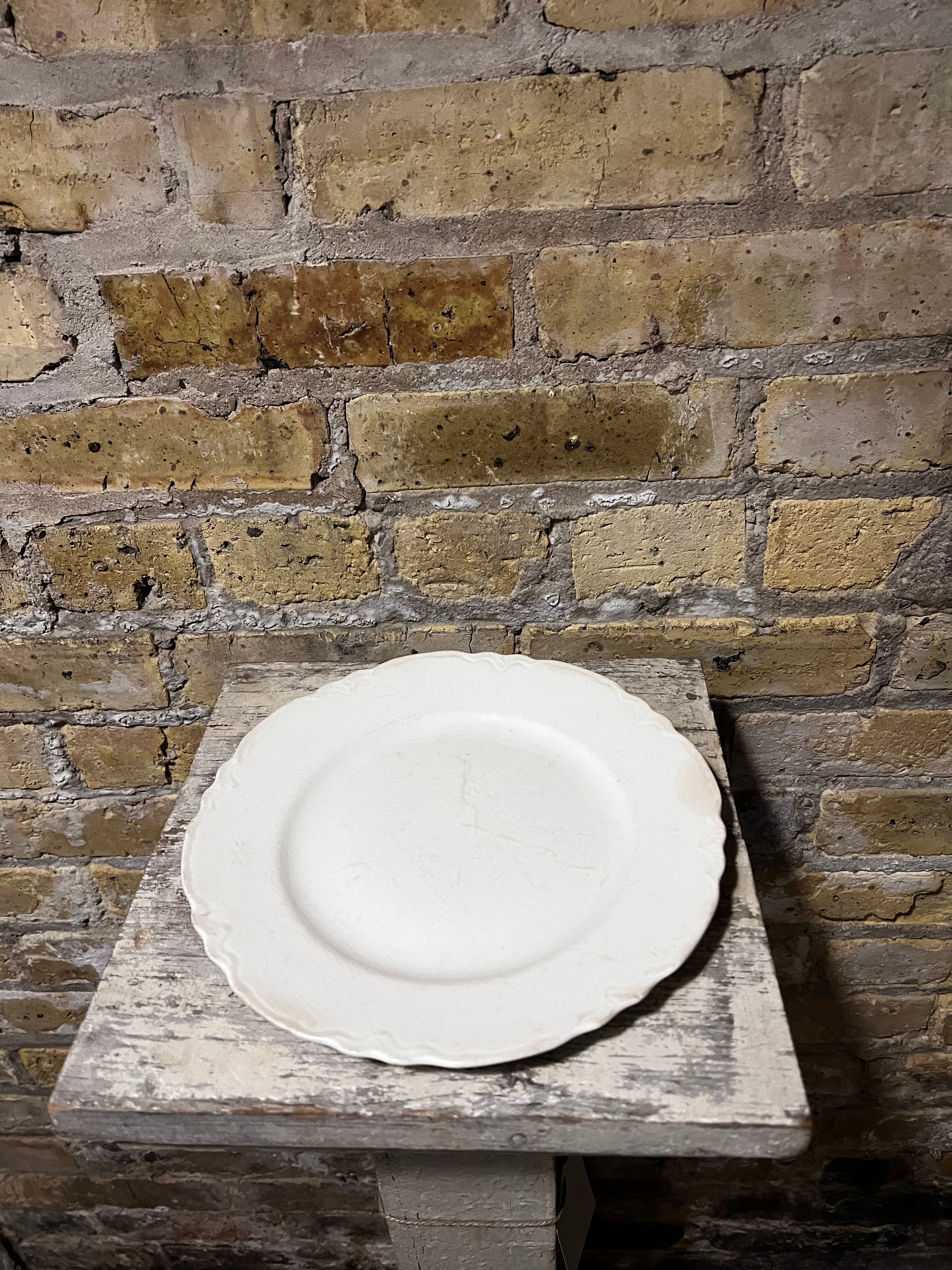 Farmhouse Ironstone Plate