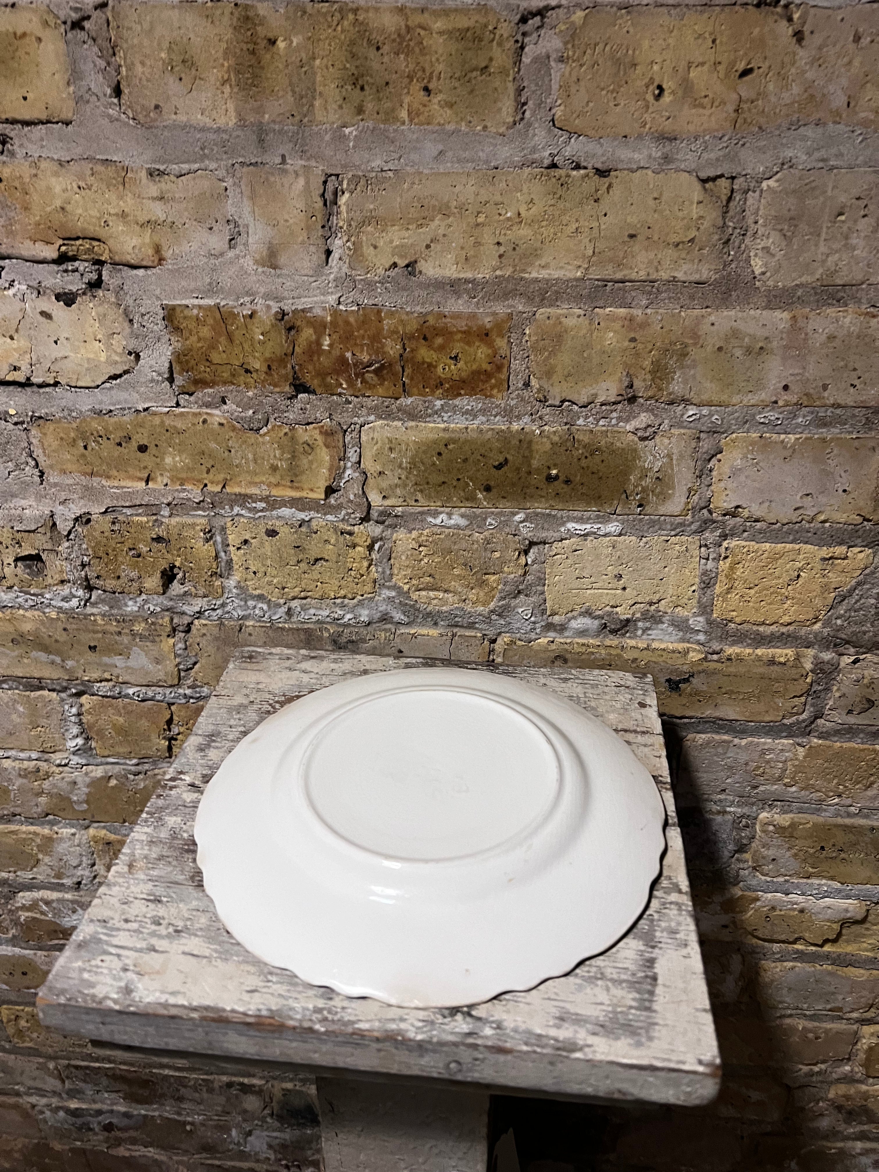 Farmhouse Ironstone Plate