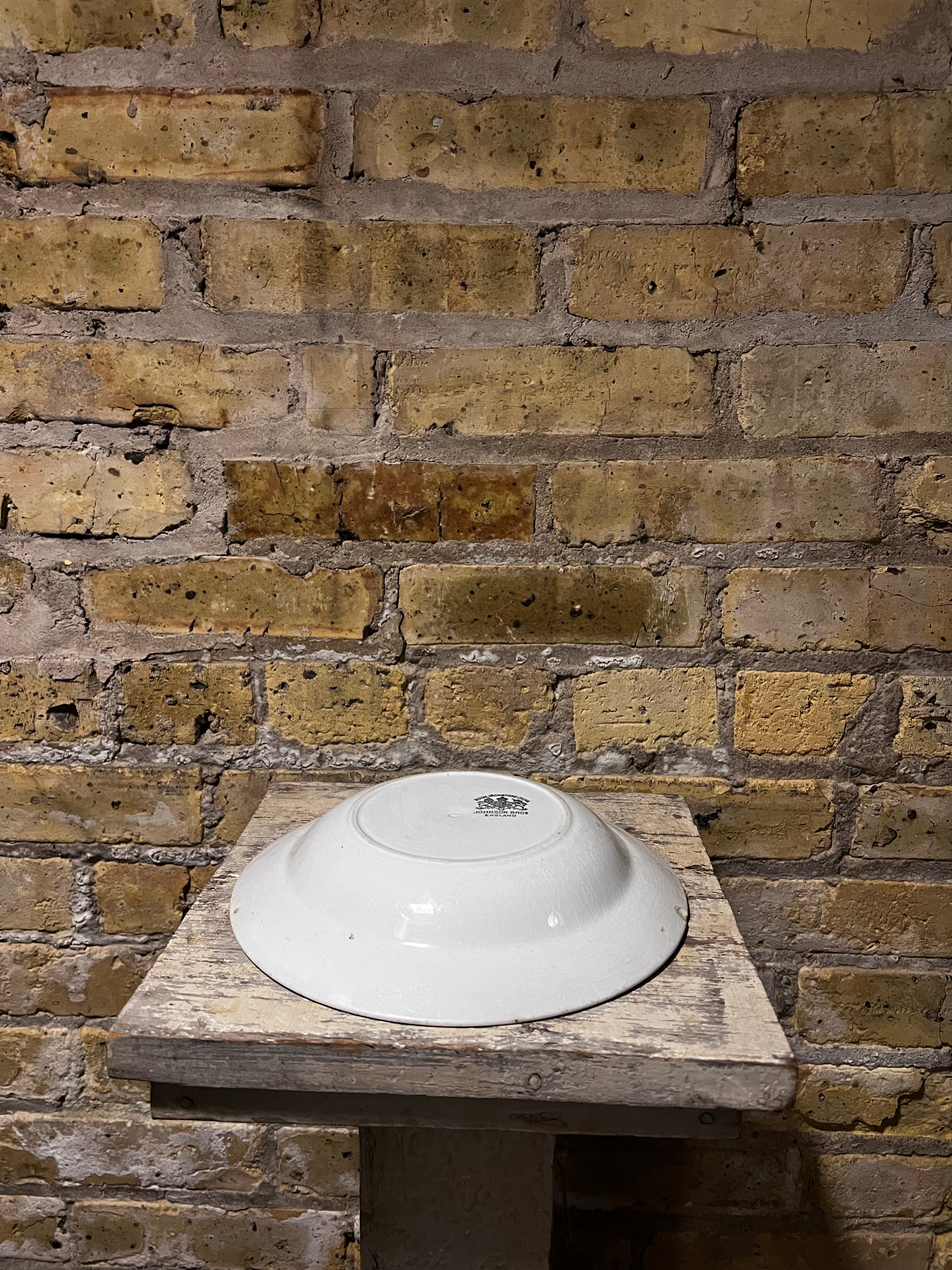 Ironstone Soup Bowl