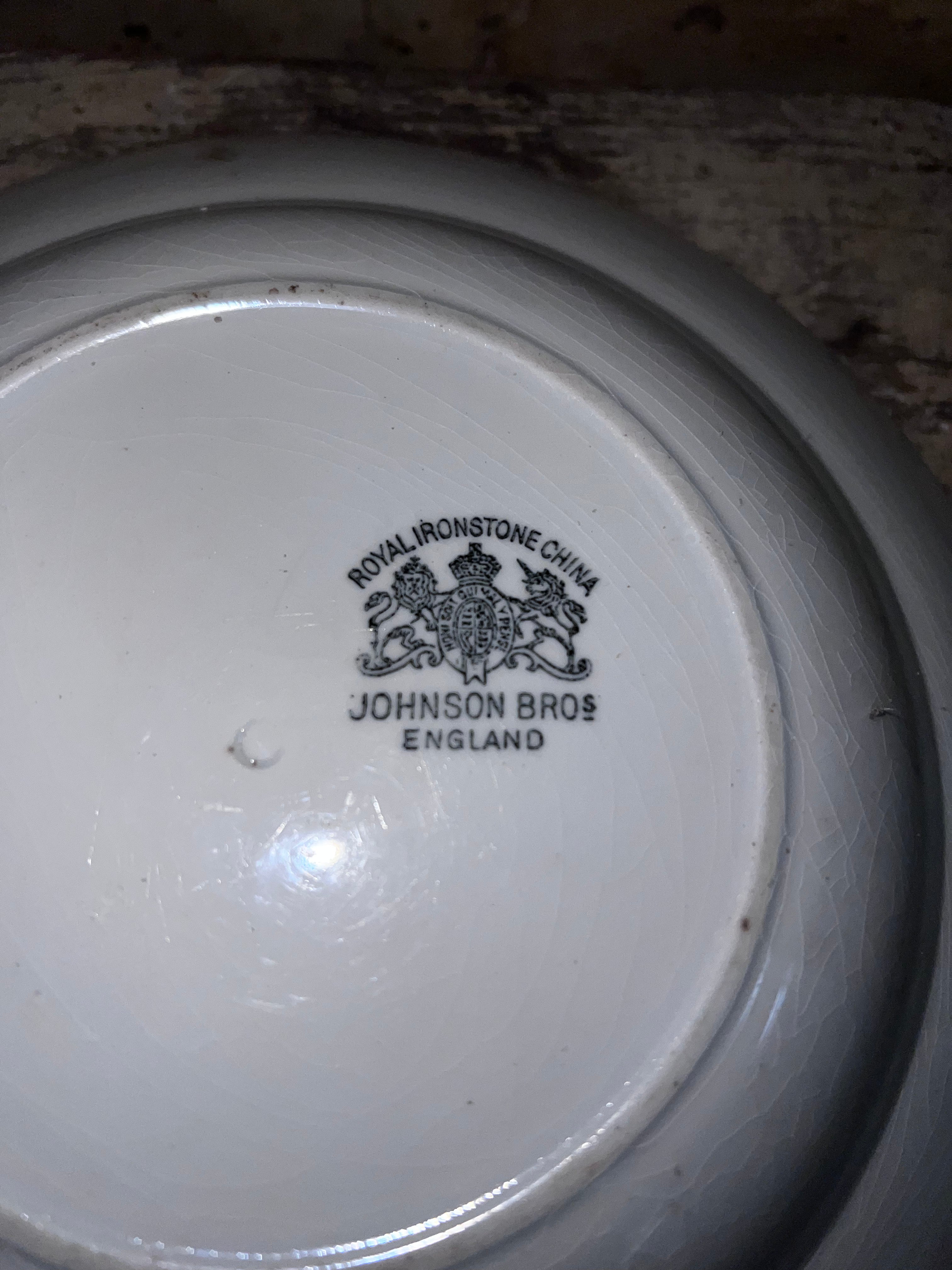 Ironstone Soup Bowl