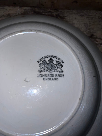 Ironstone Soup Bowl
