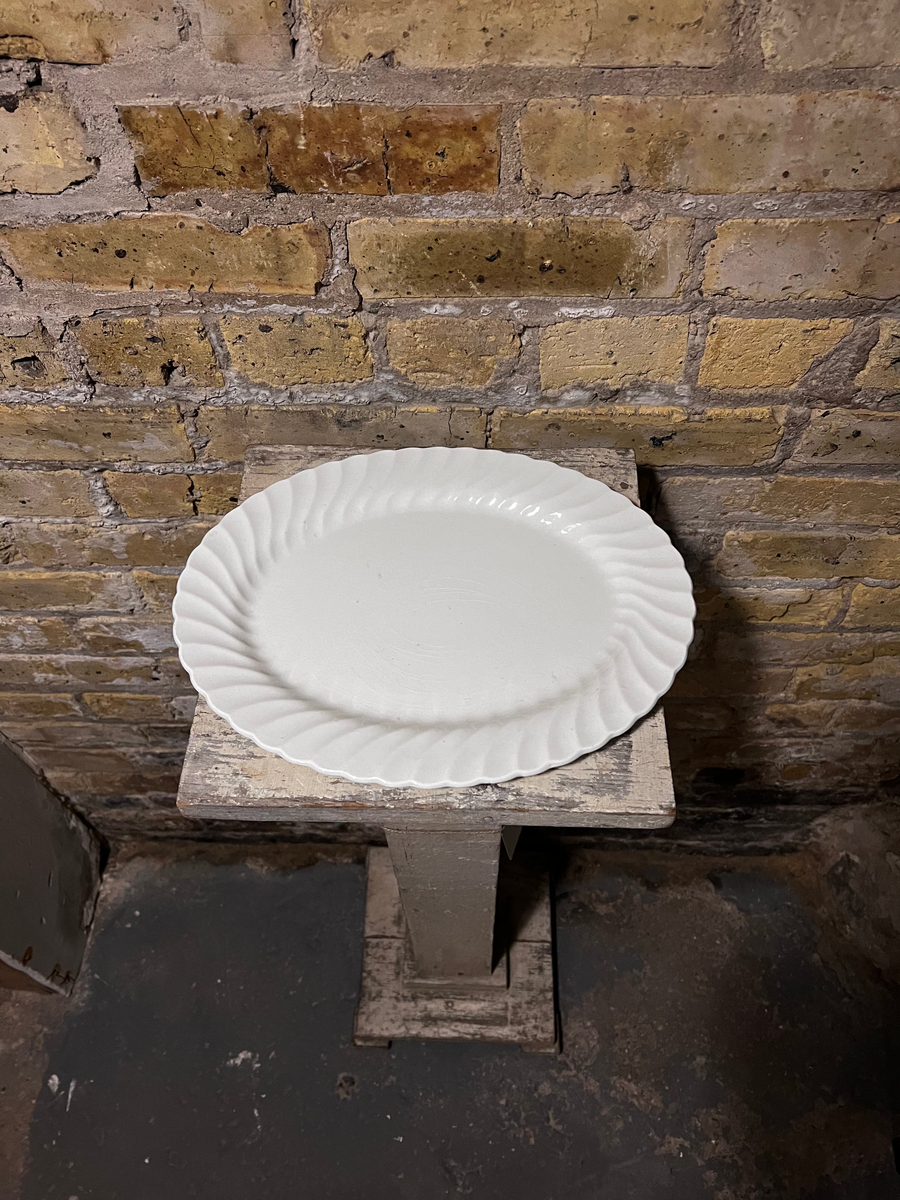Ironstone platter Sm.