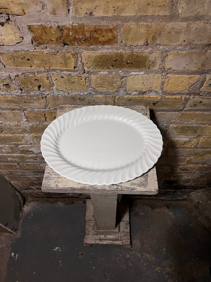Ironstone platter Sm.