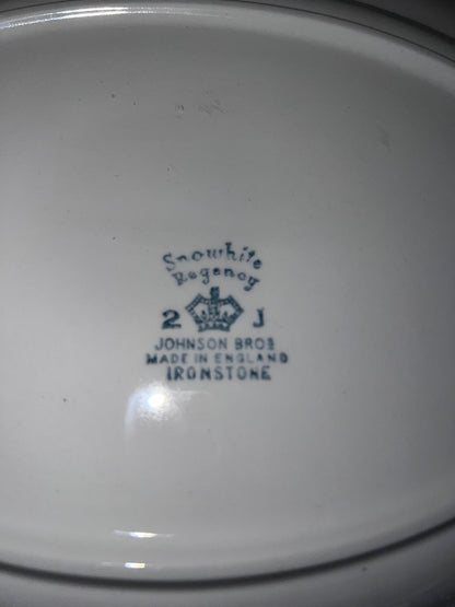 Ironstone platter Sm.