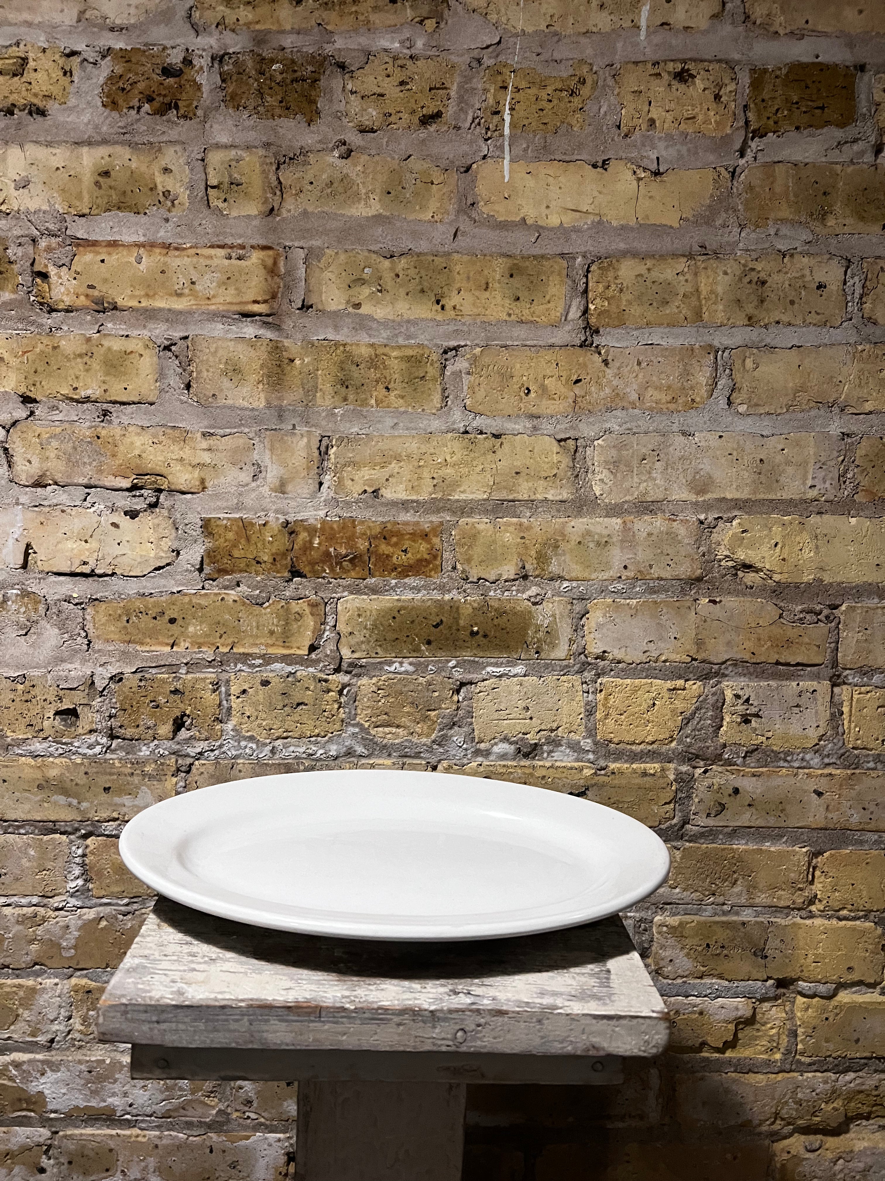 White Ceramic Platter