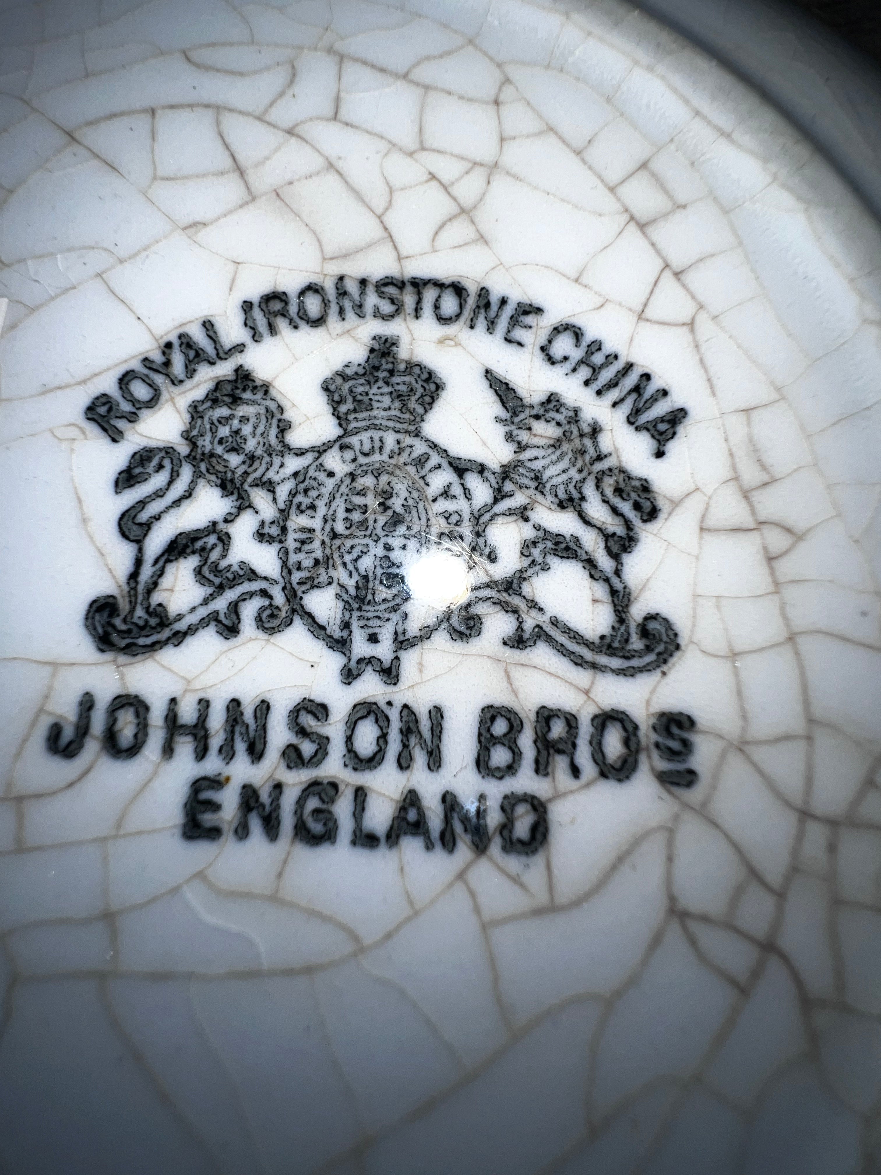 Johnson & Bros Plate