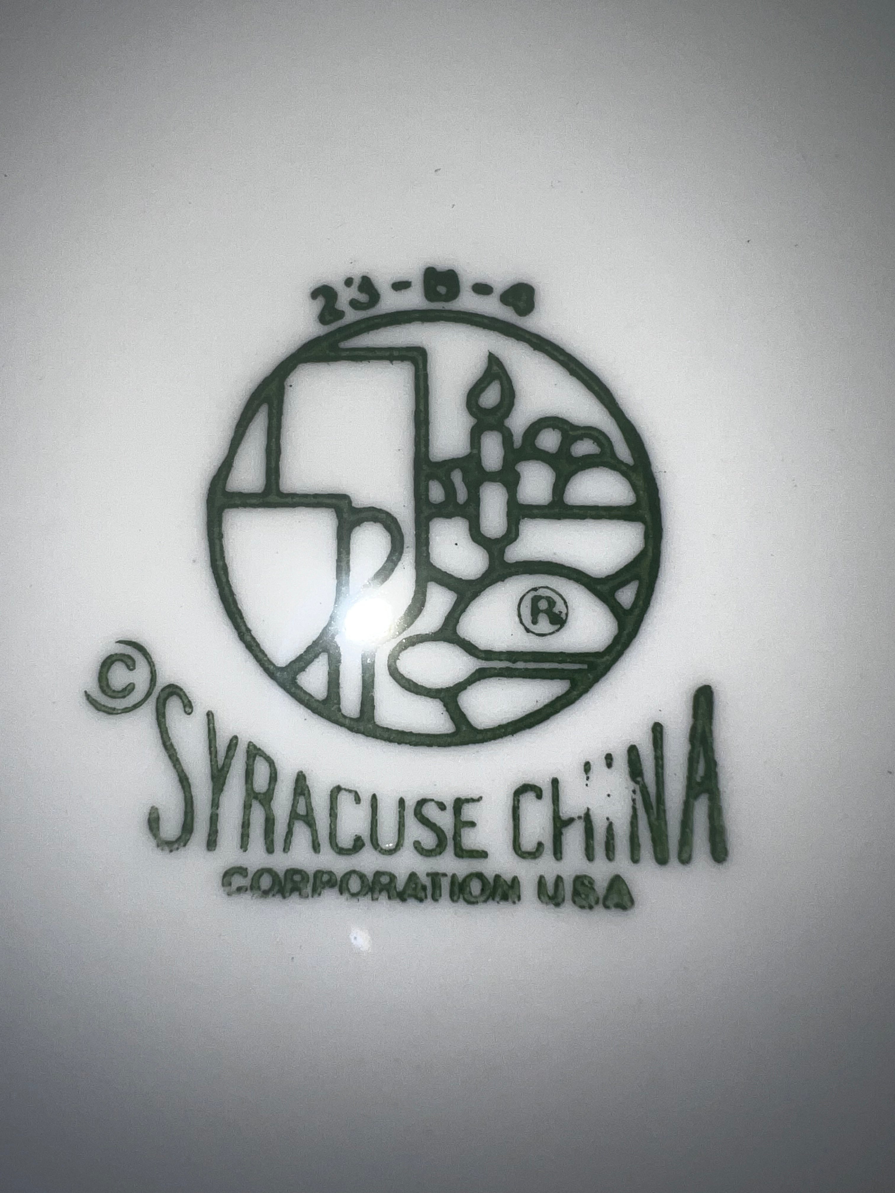 Syracuse China Plate