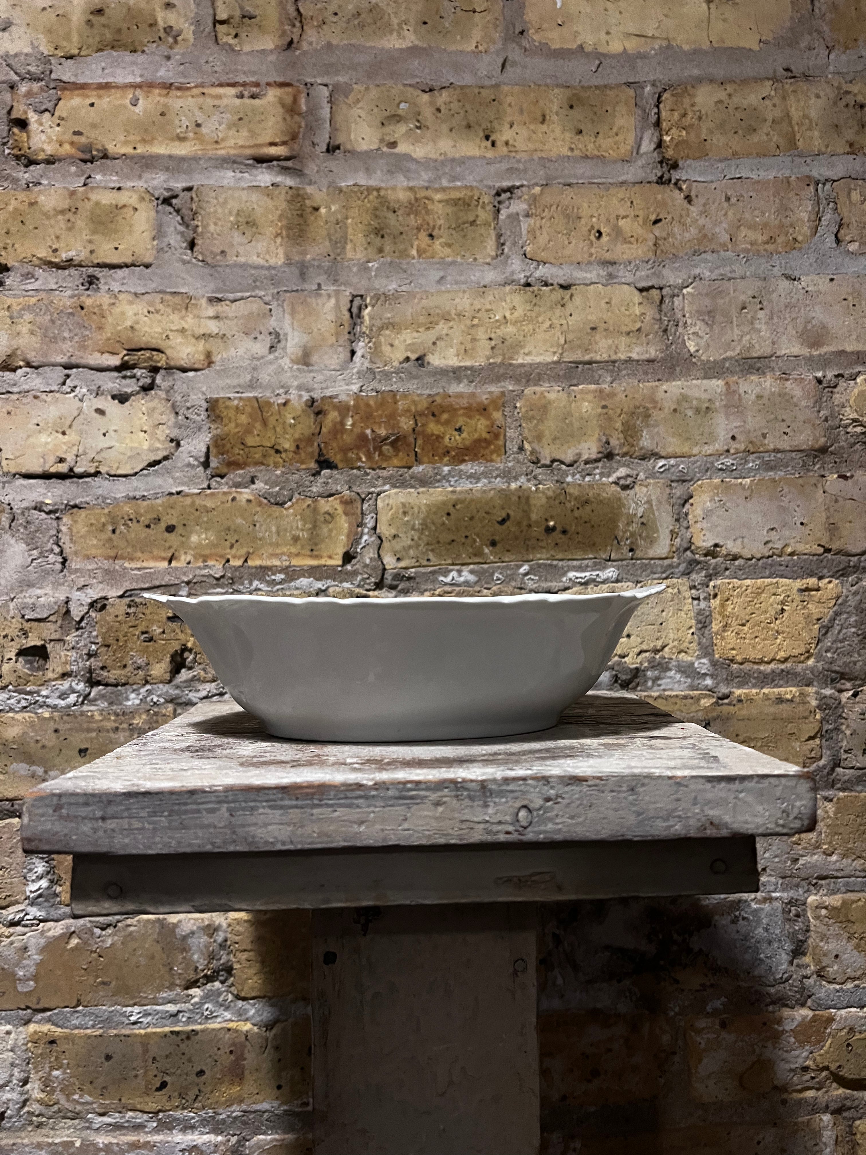Ceramic Oval Bowl