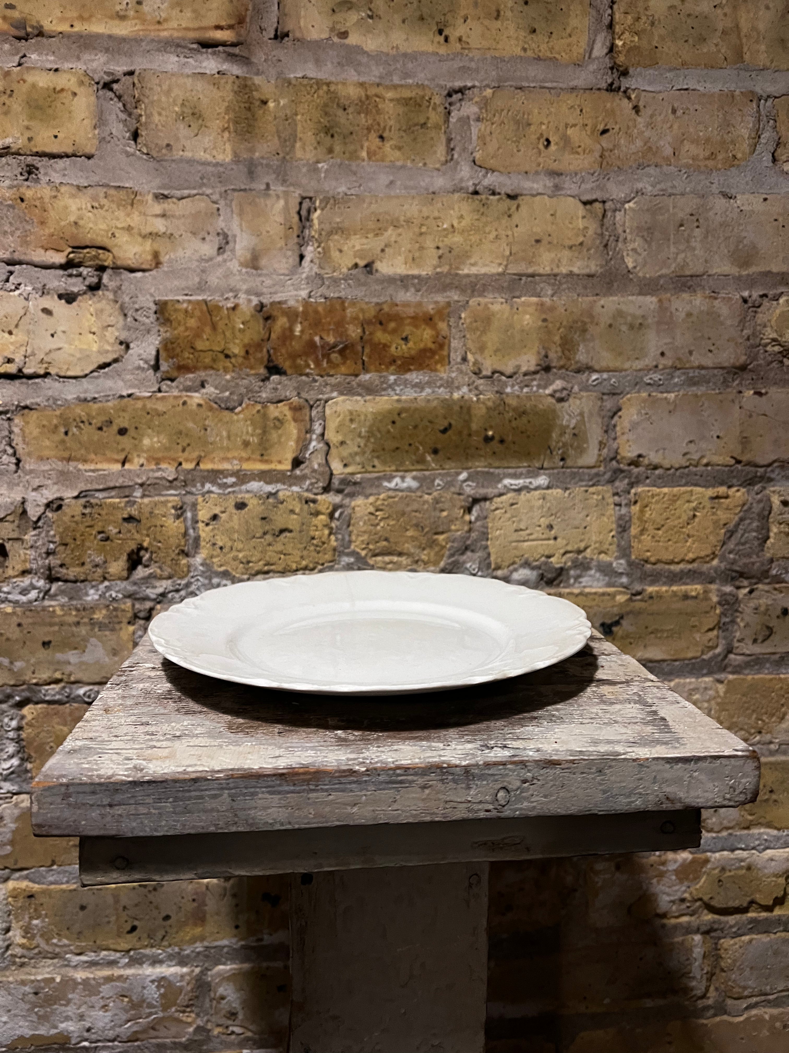 Vintage Farmhouse Ceramic Plate