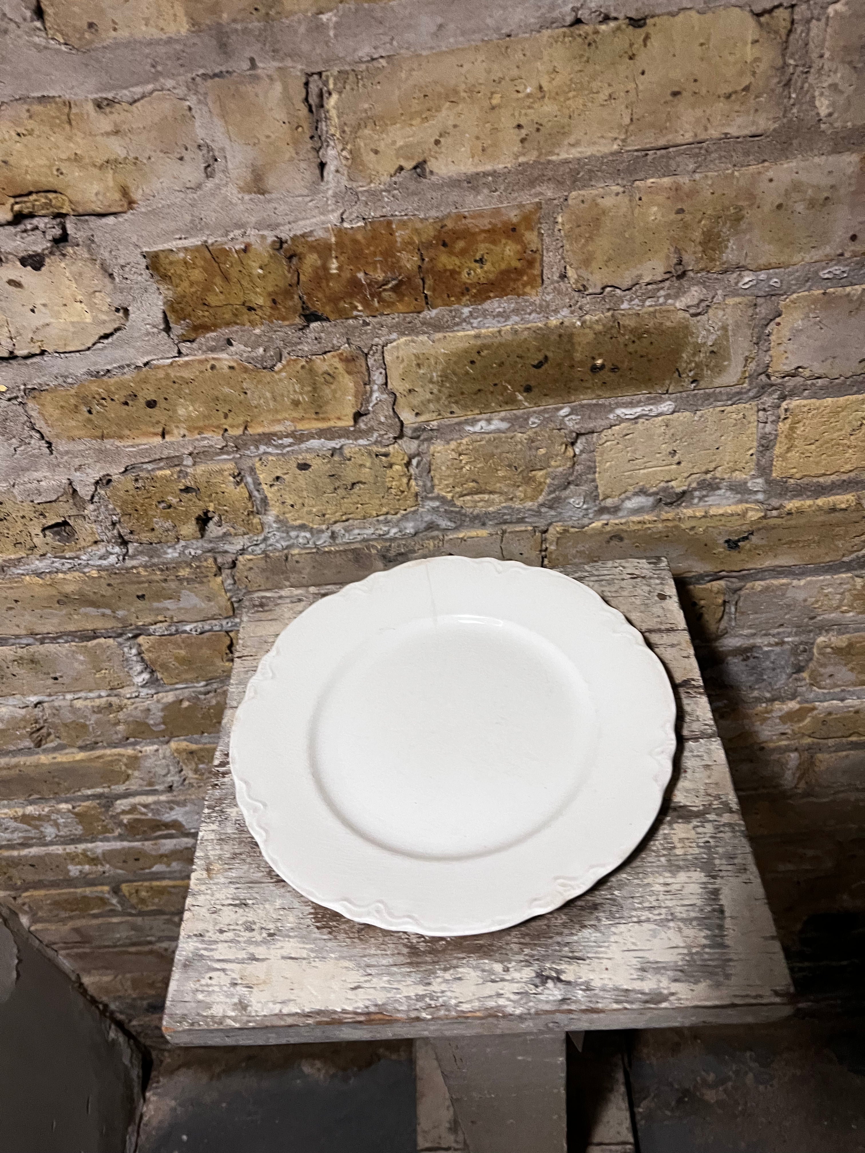 Vintage Farmhouse Ceramic Plate