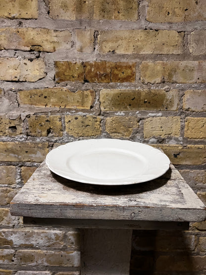 White Ceramic Plate