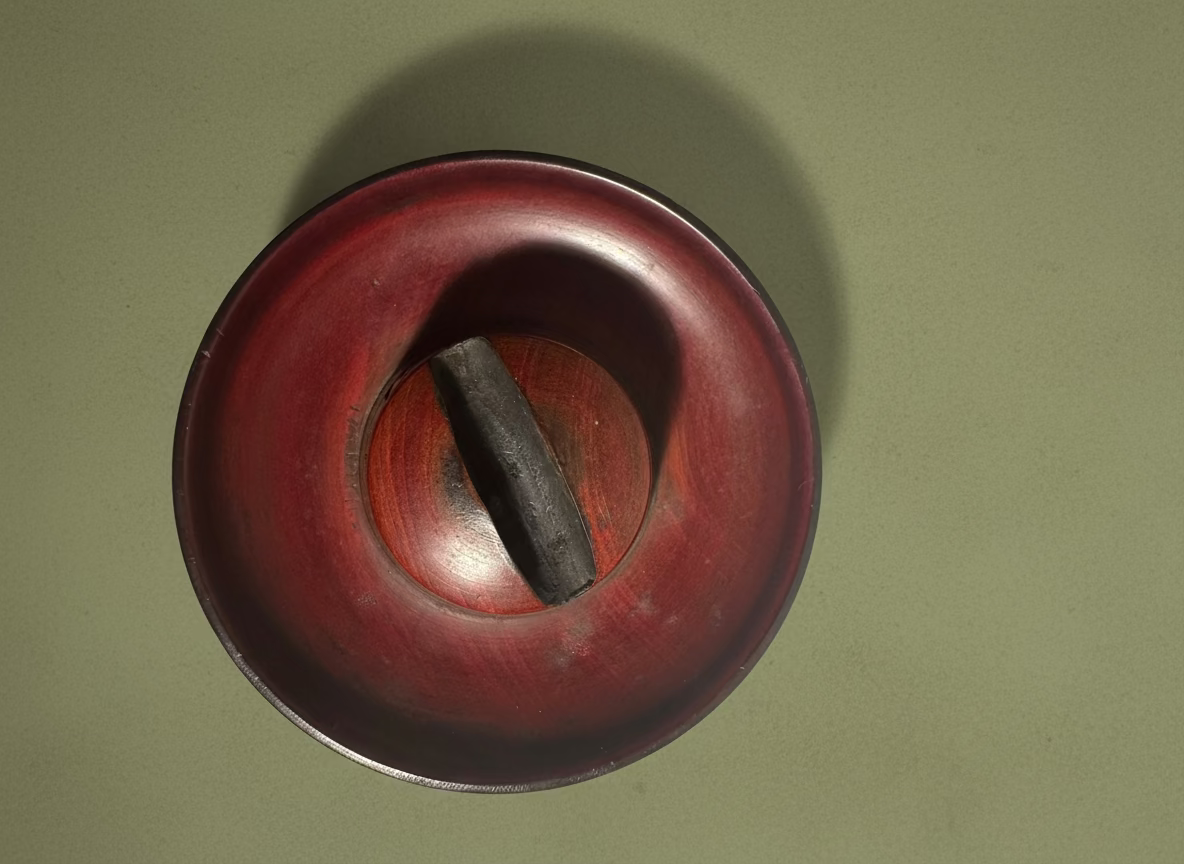Mexican Hand Carved Wooden Ashtray
