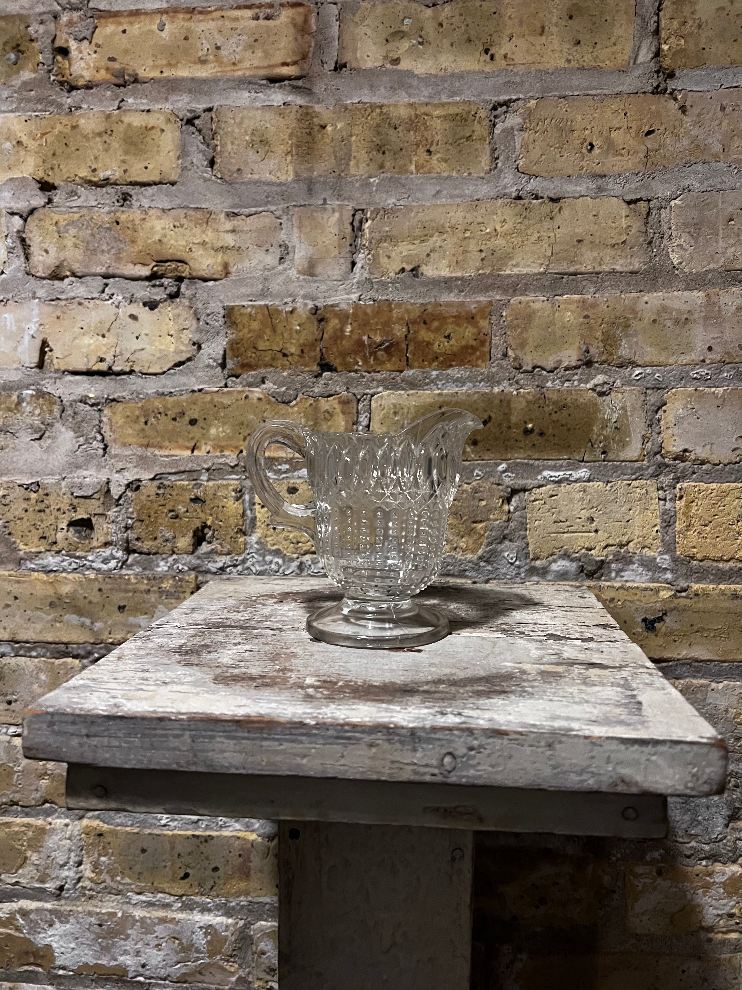 Glass “Diamond Pitcher” - Small