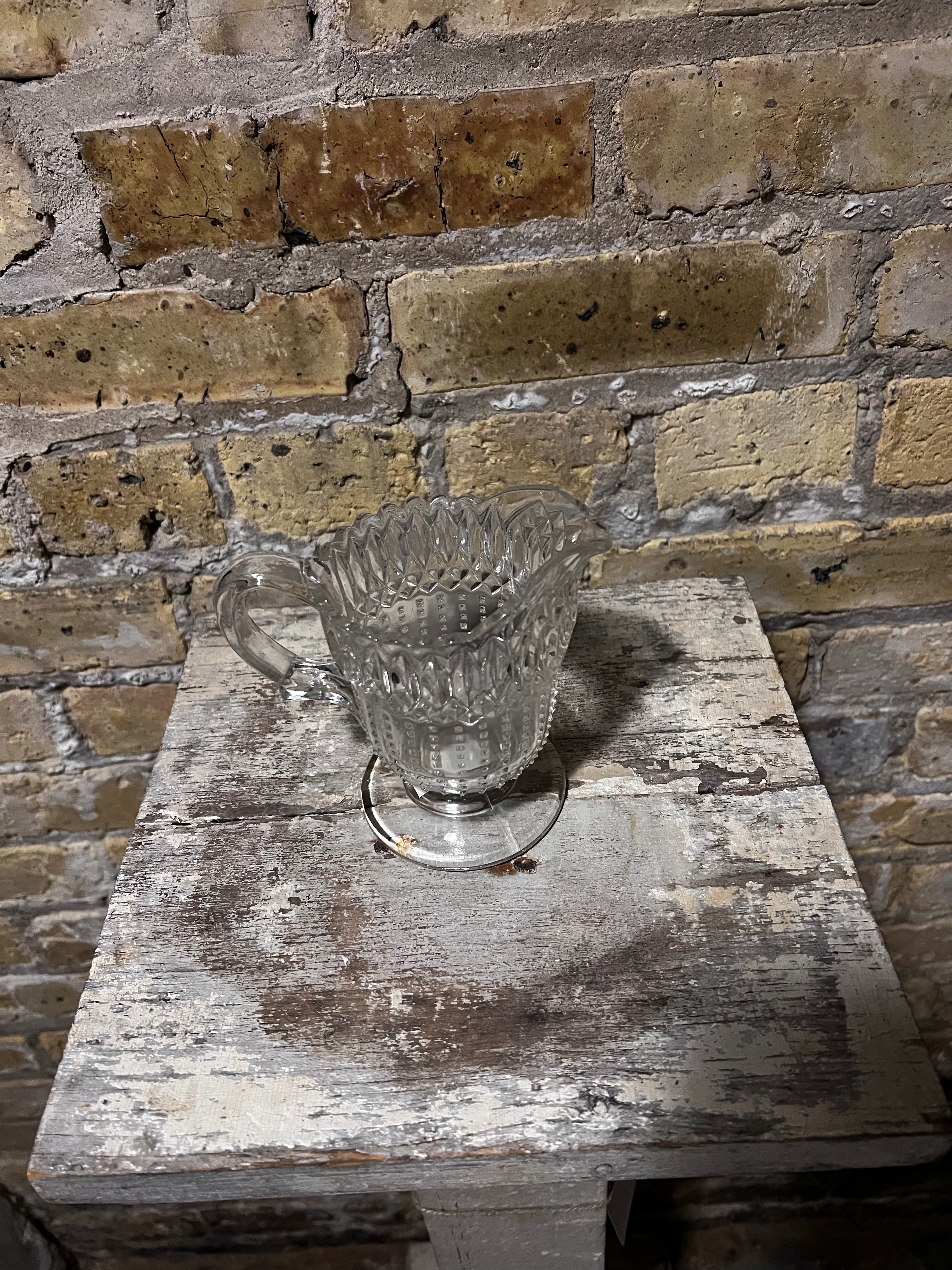 Glass “Diamond Pitcher” - Small