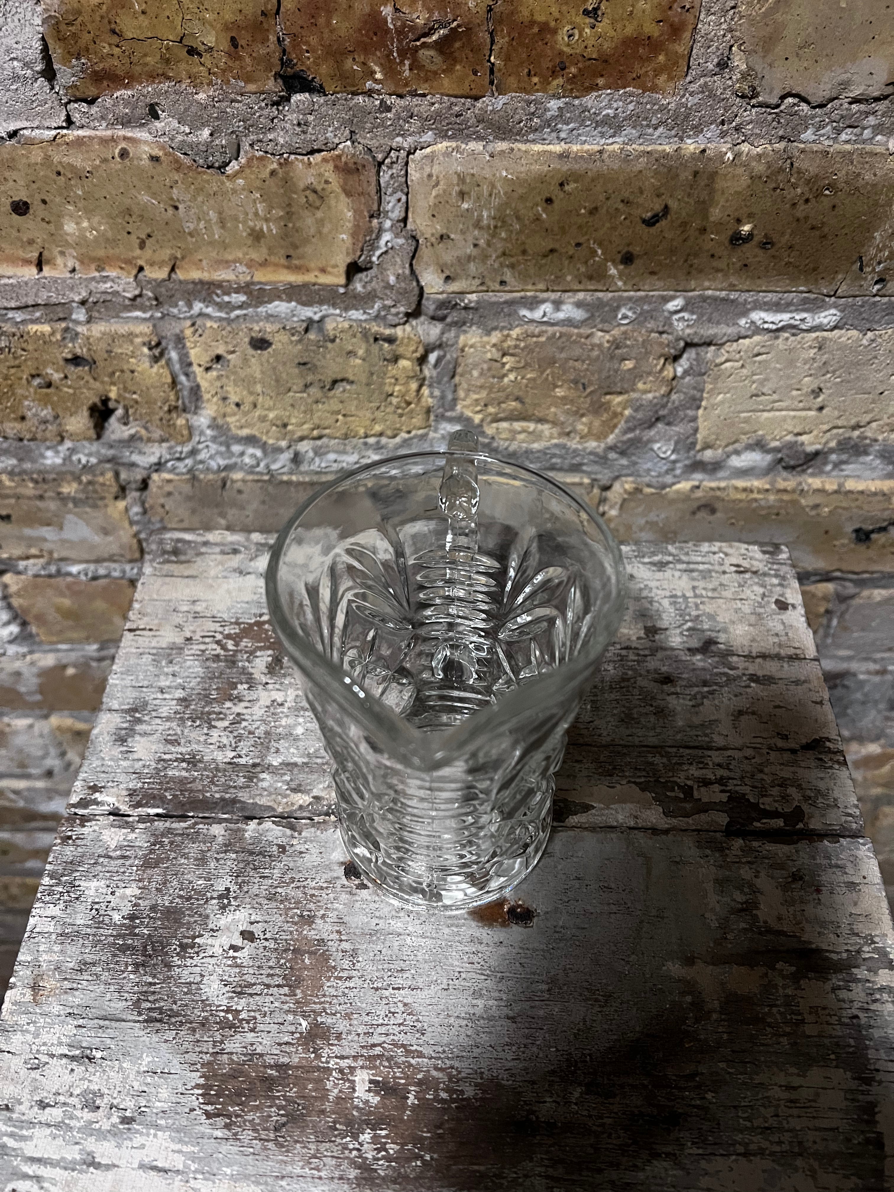 Glass “Diamond” Pitcher - Small