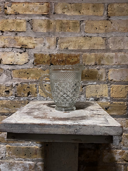 Glass “Diamond” Pitcher - Small