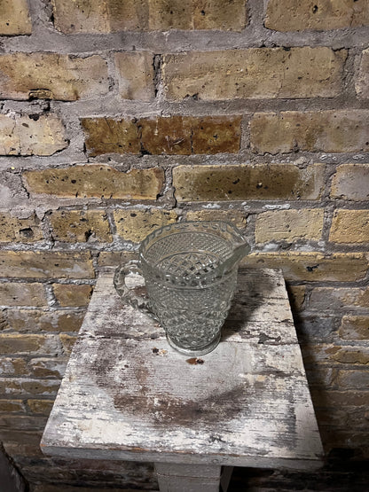 Glass “Diamond” Pitcher - Small