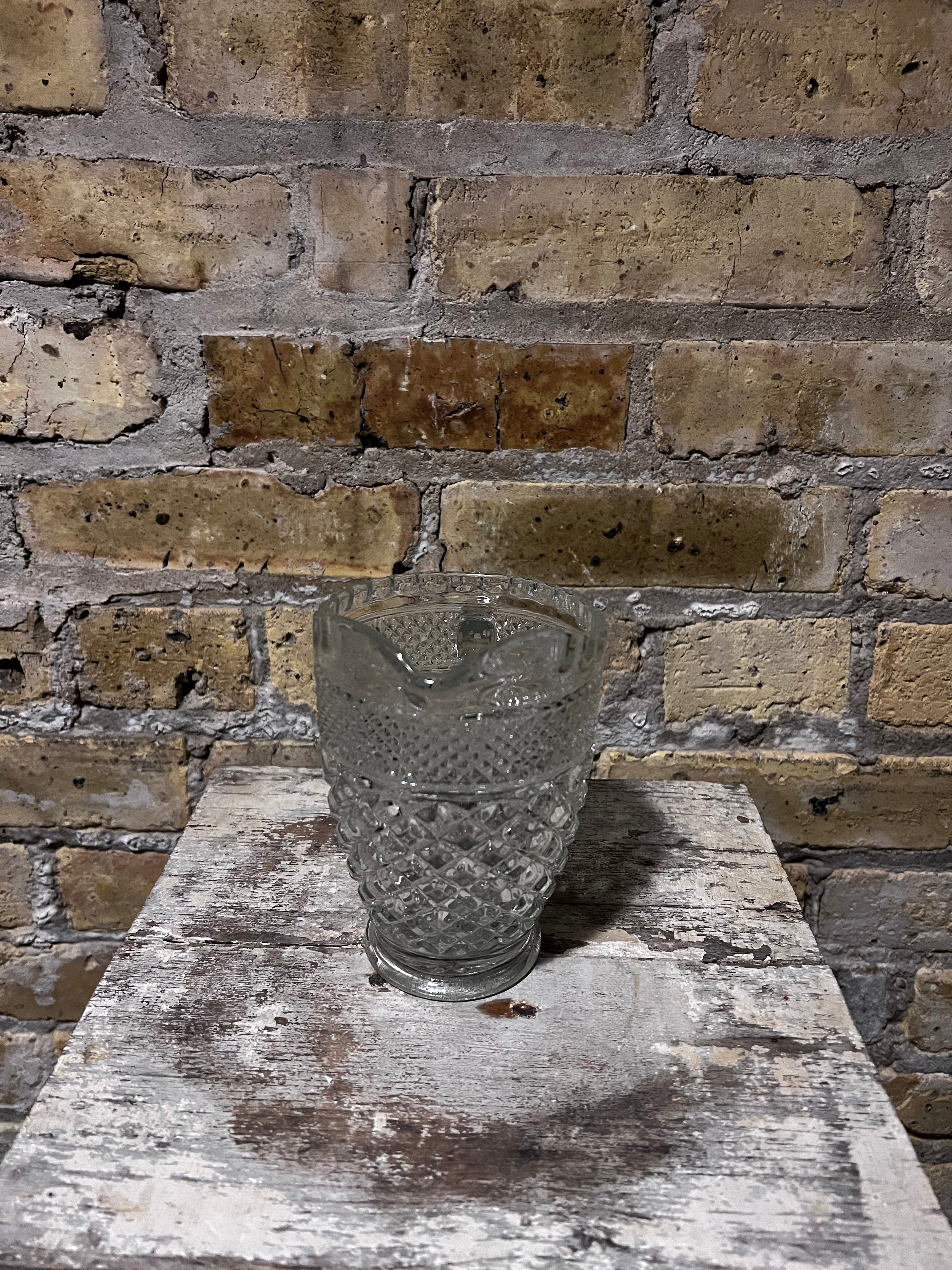 Glass “Diamond” Pitcher - Small