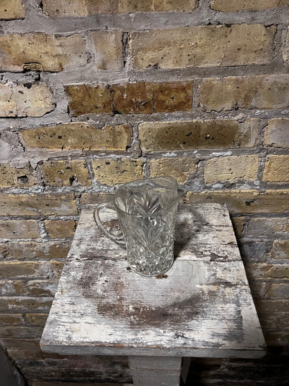 Glass “Diamond” Pitcher - Small
