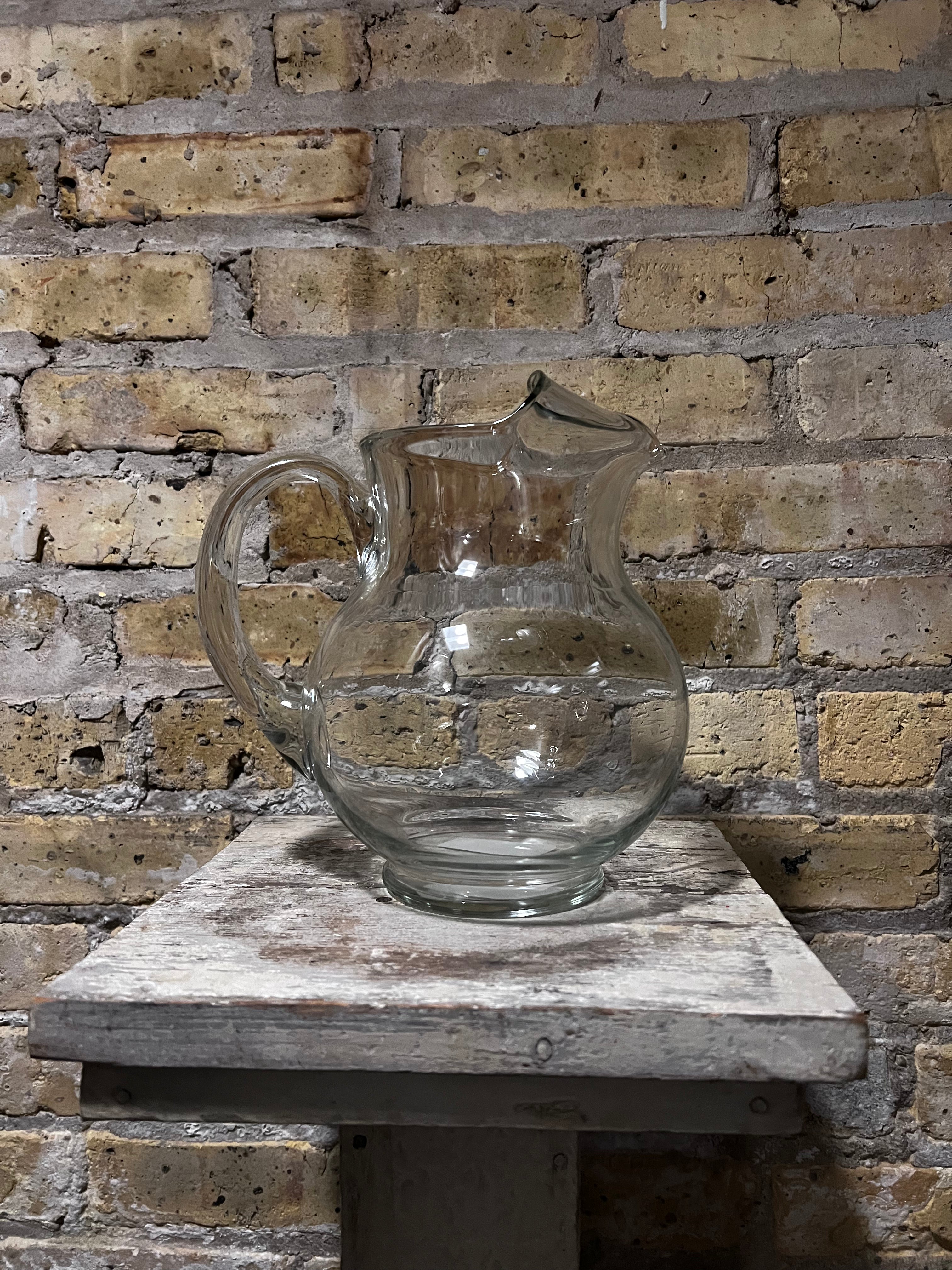 Plain Glass Pitcher