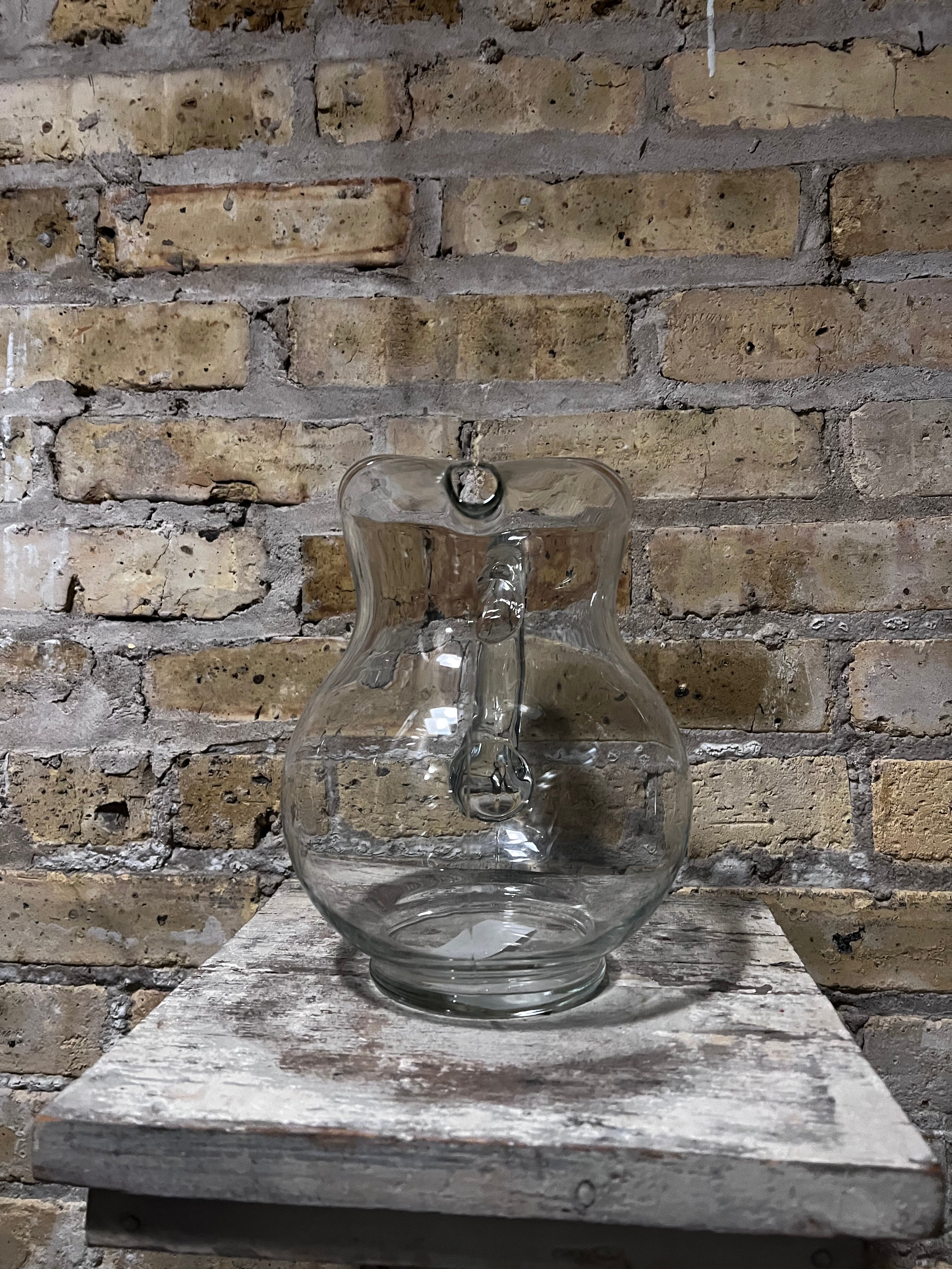 Plain Glass Pitcher