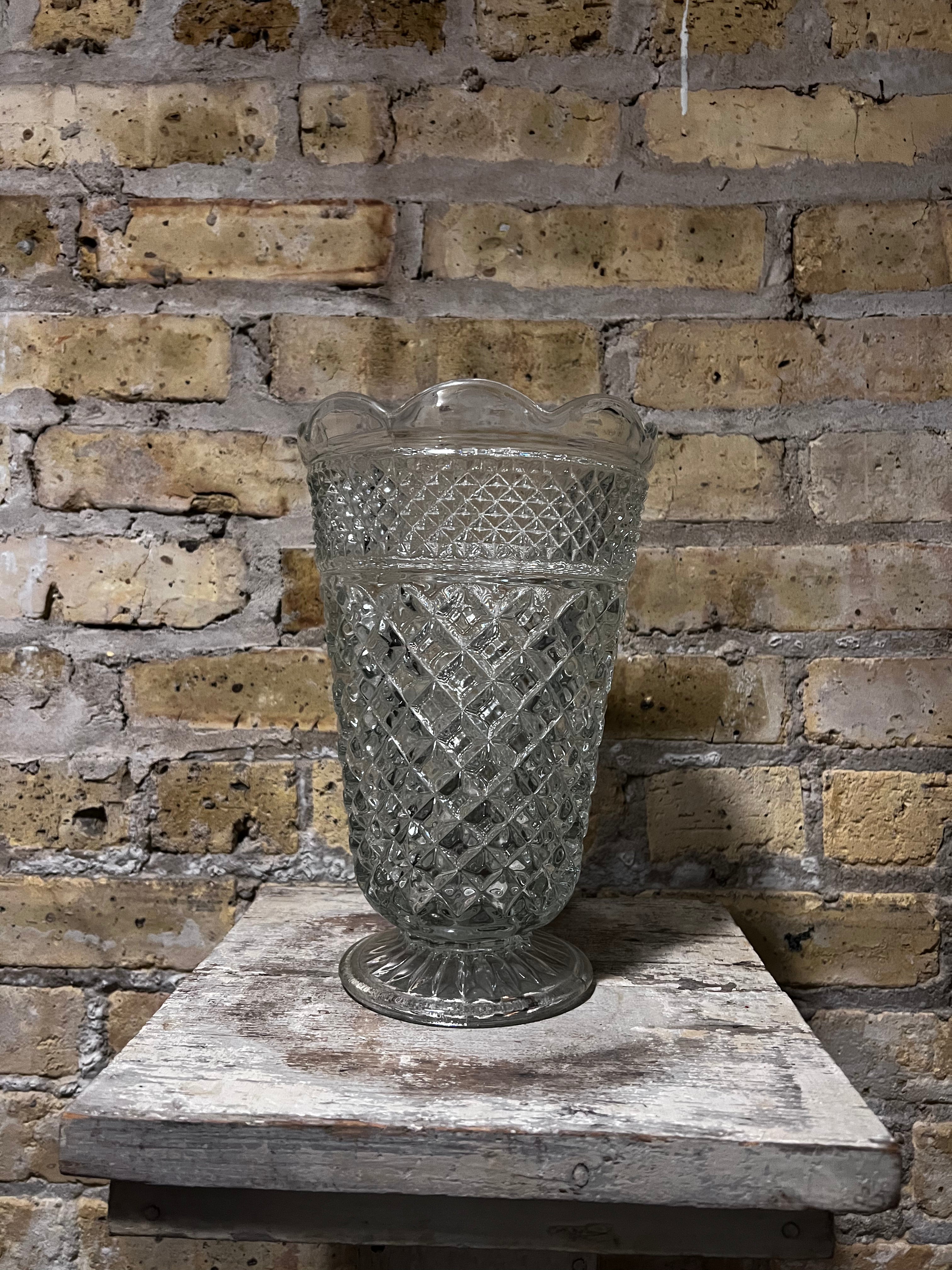 Tall Glass Vase
