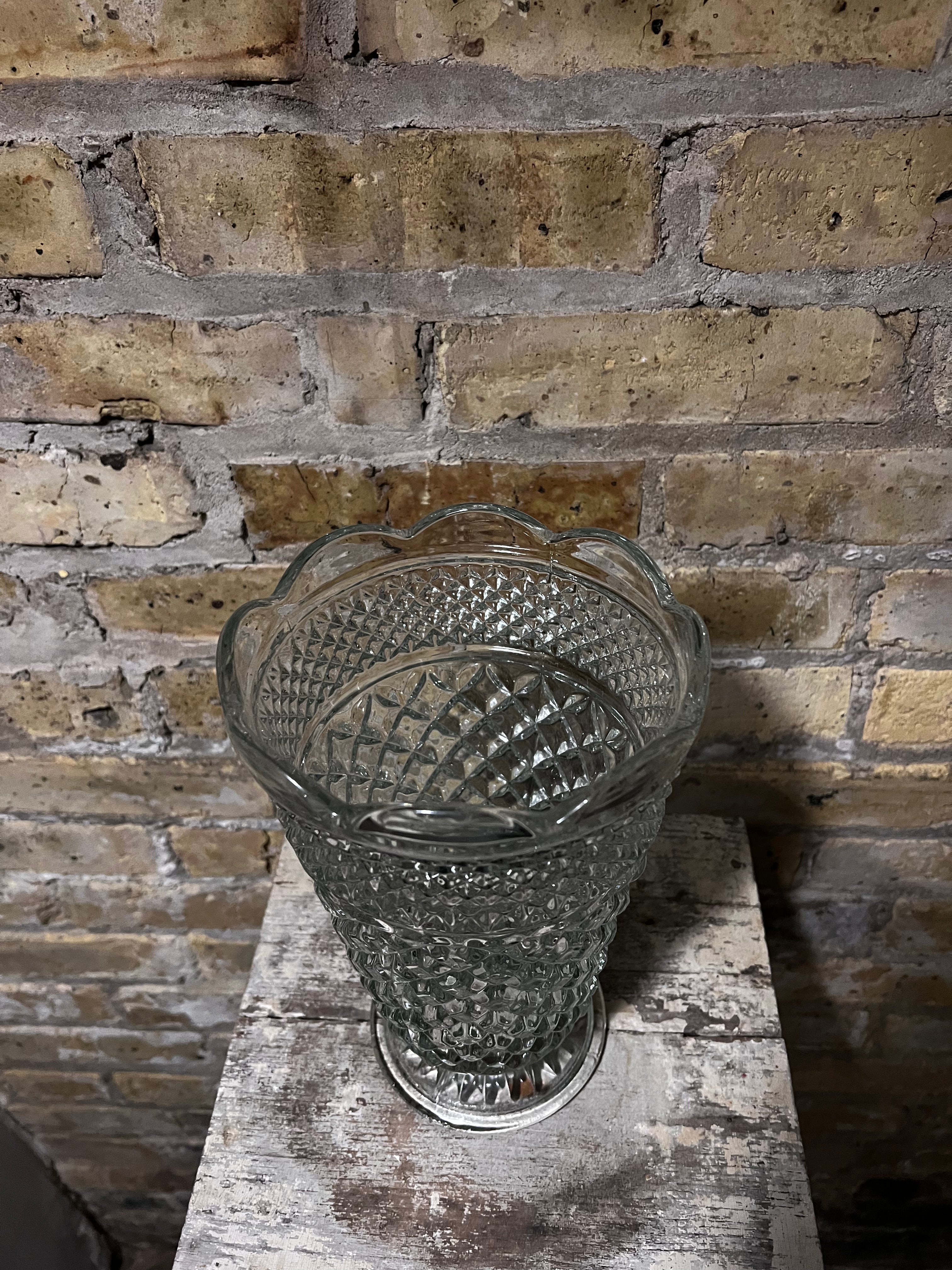 Tall Glass Vase
