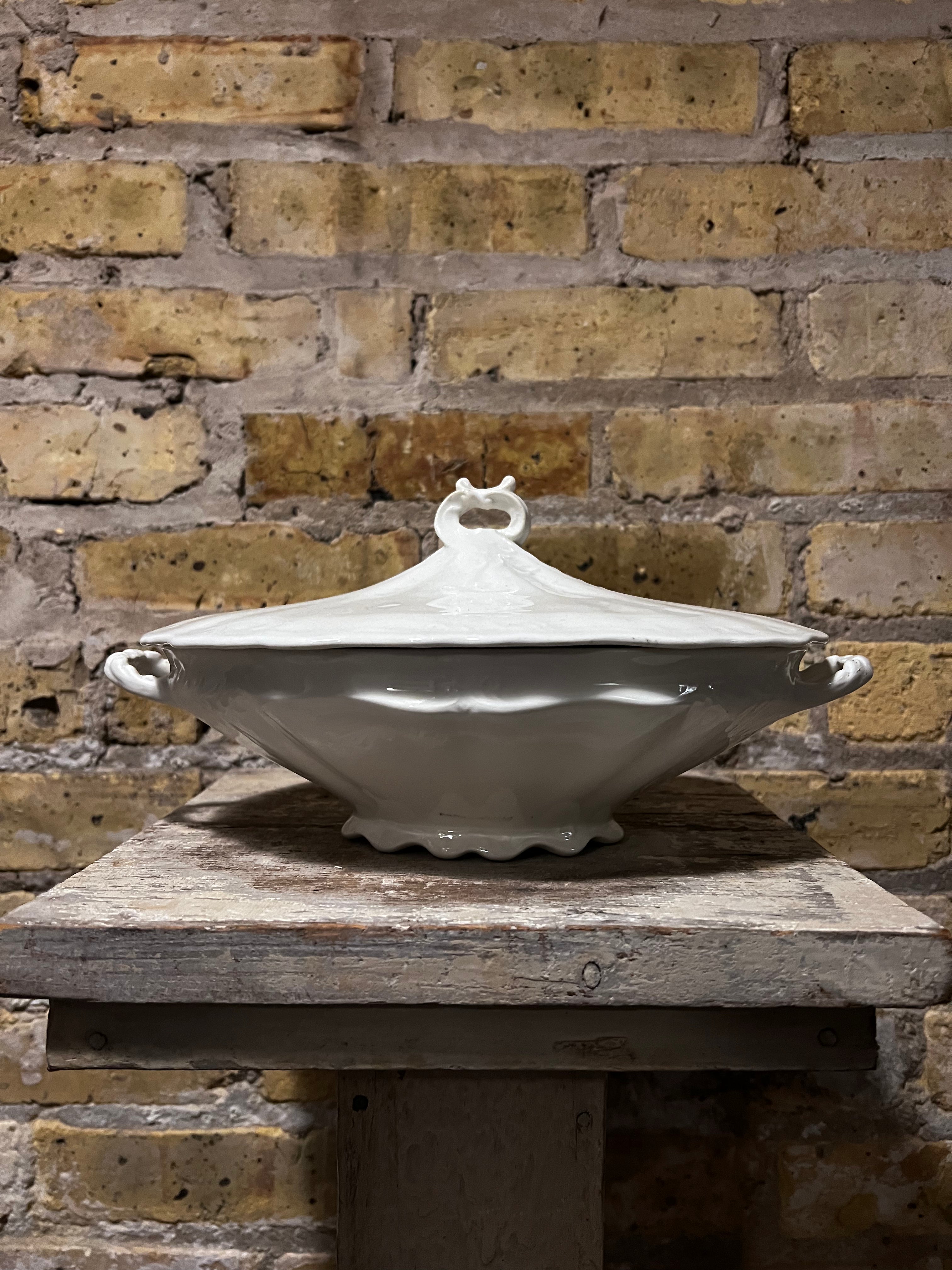 White Ceramic Tureen