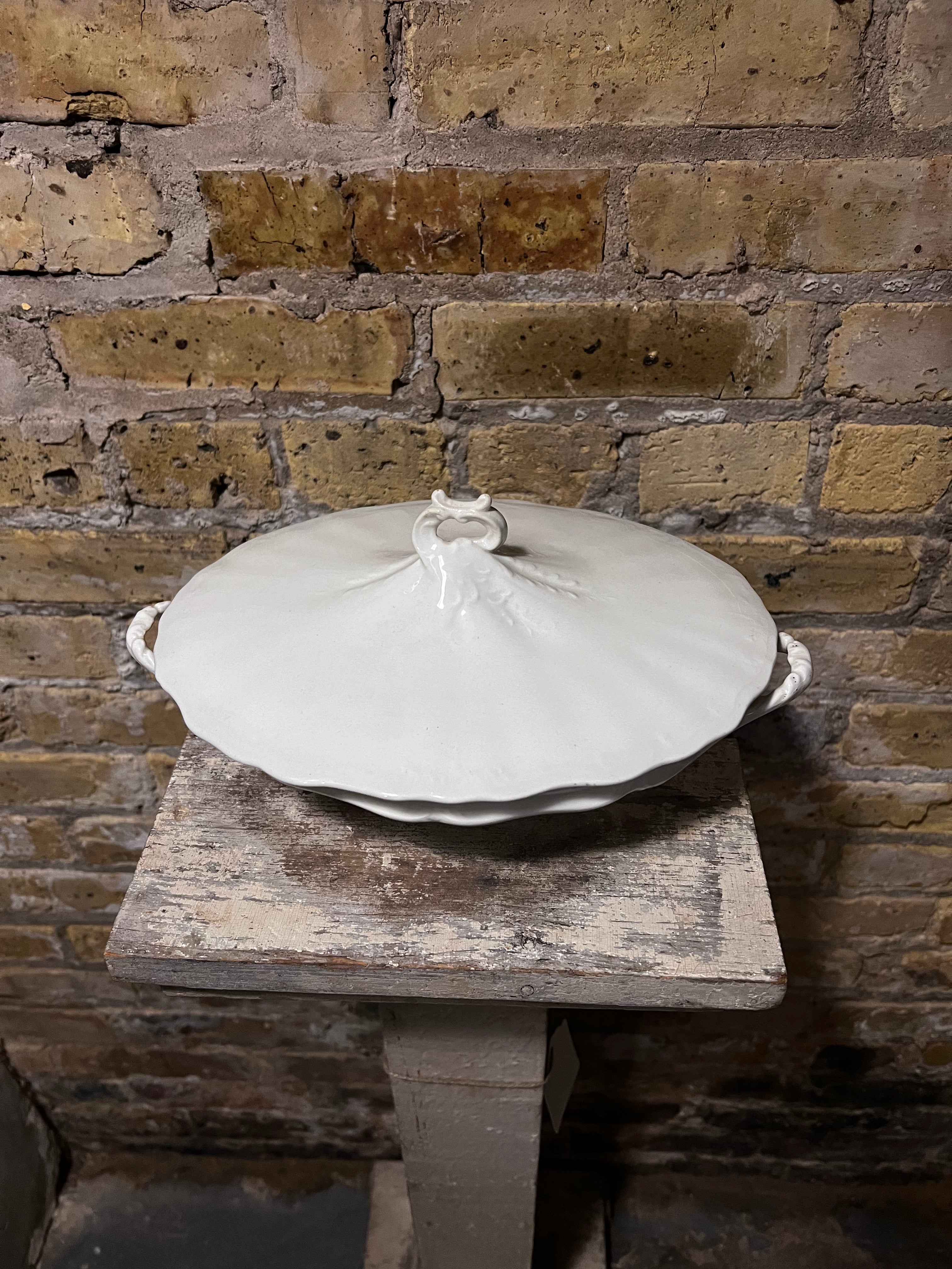 White Ceramic Tureen