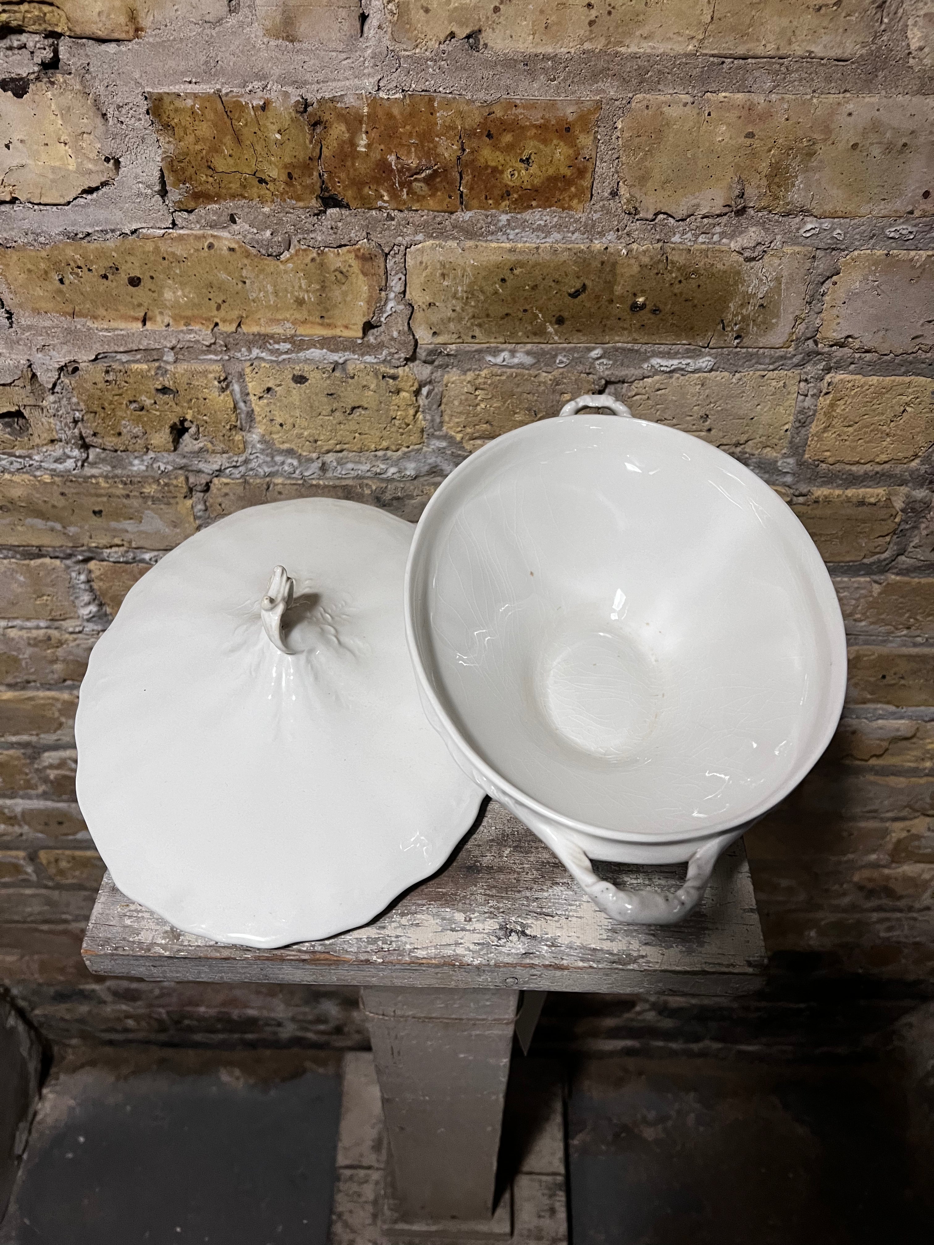 White Ceramic Tureen