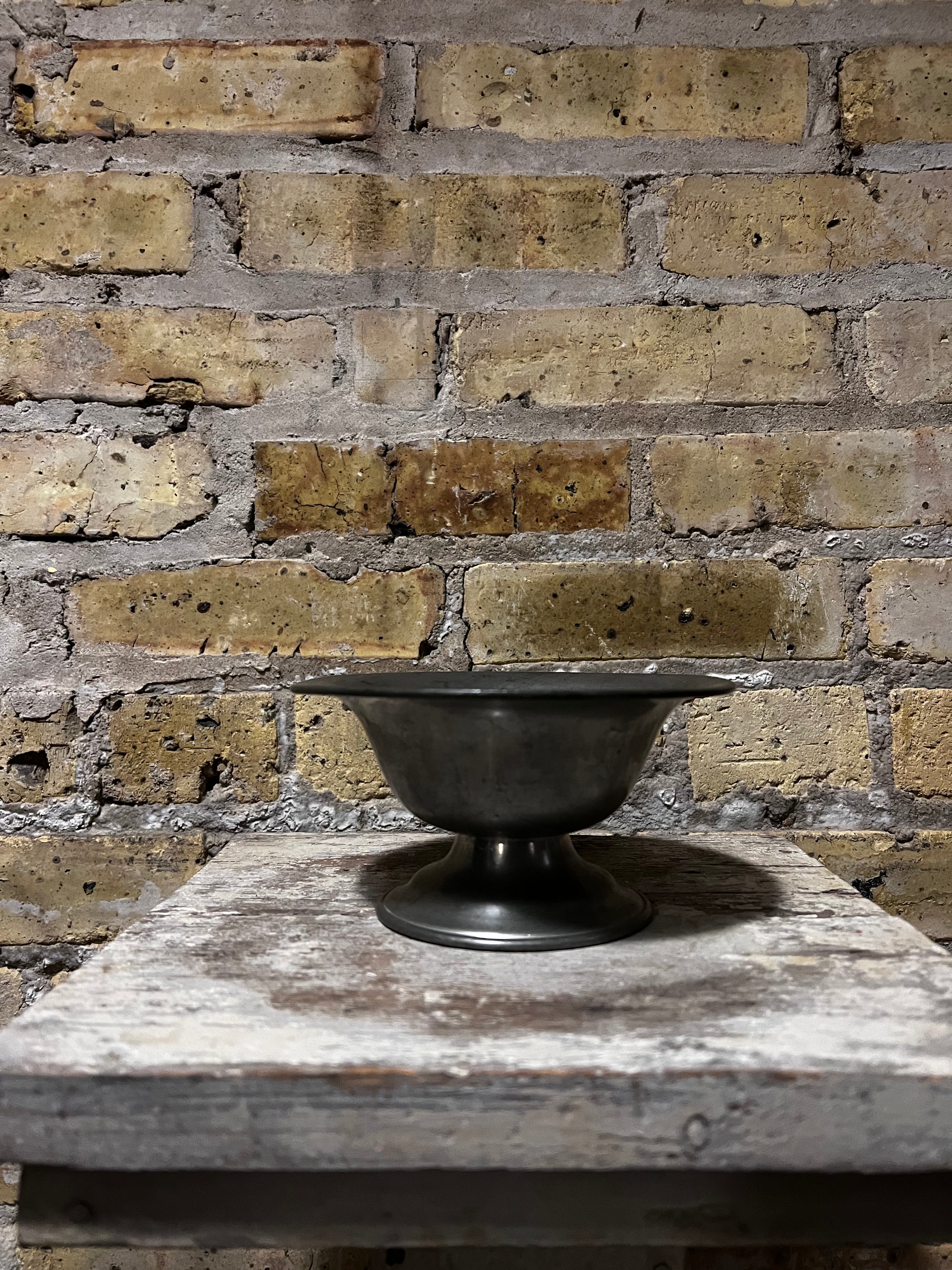 Lab Antq Pewter Bowl