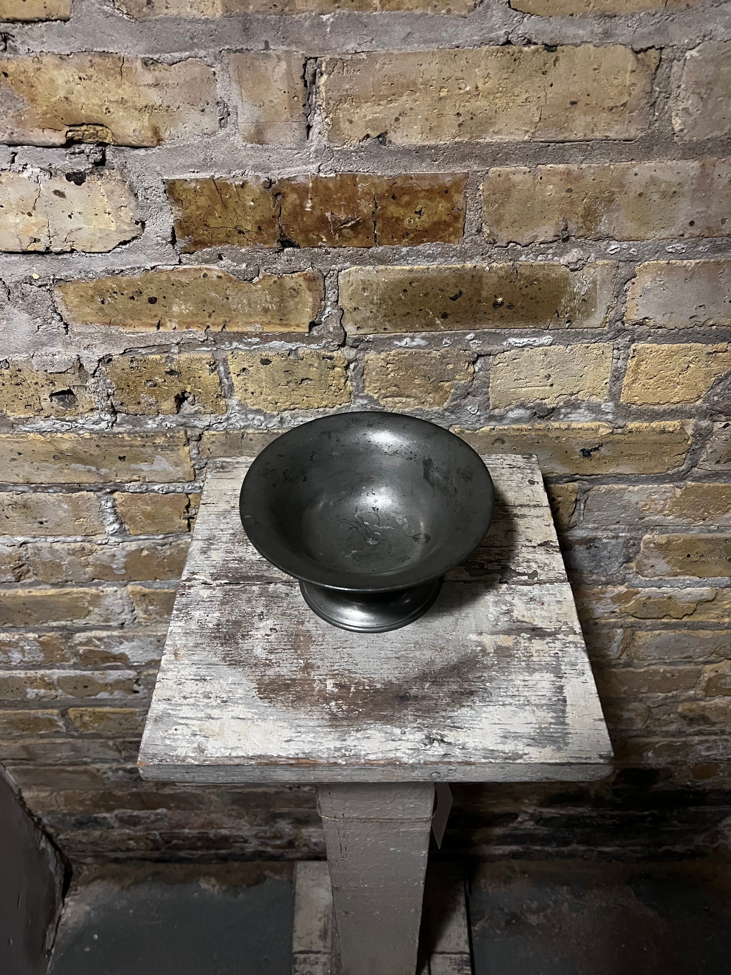 Lab Antq Pewter Bowl