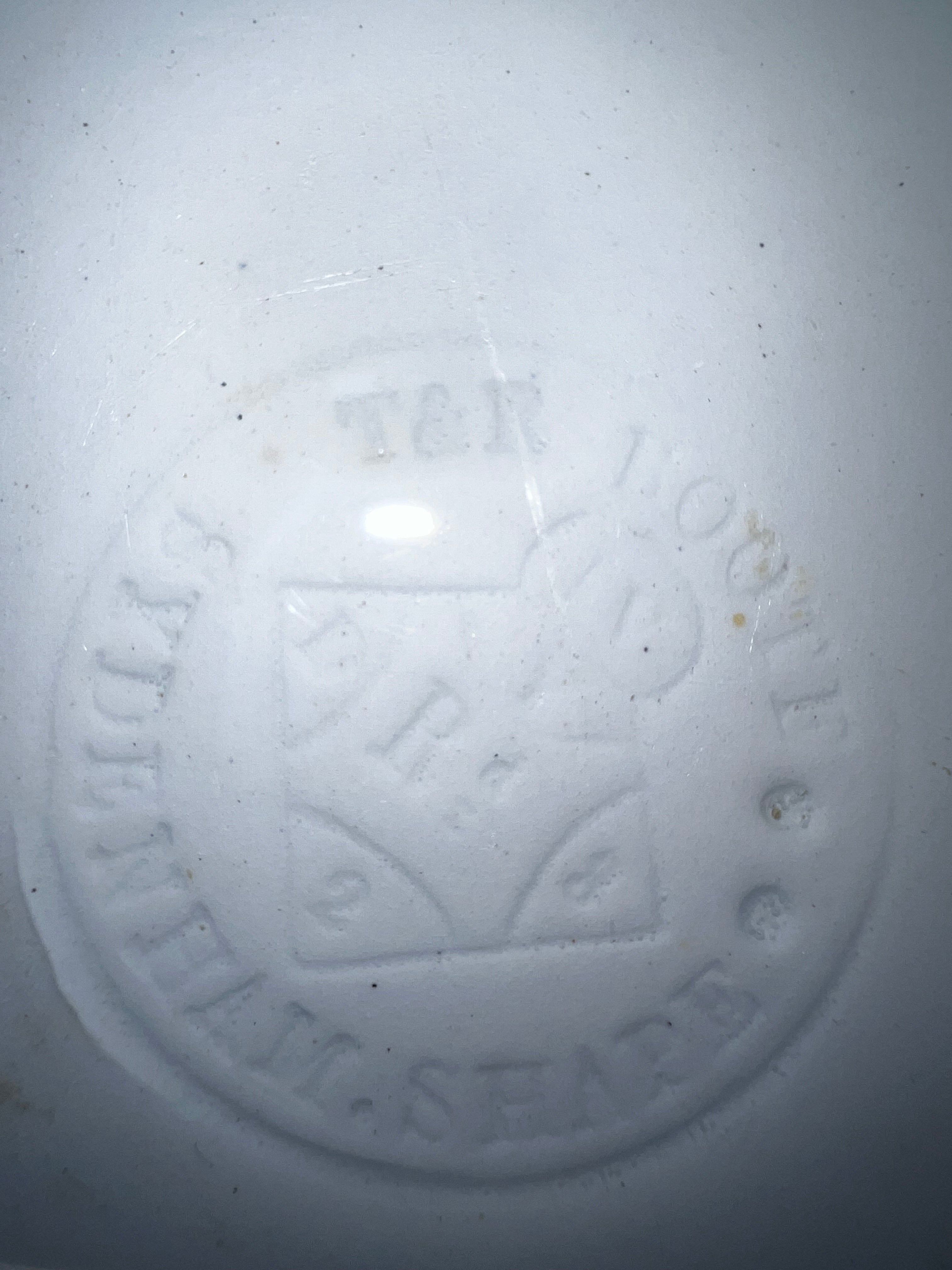 T&R Boote White Platter