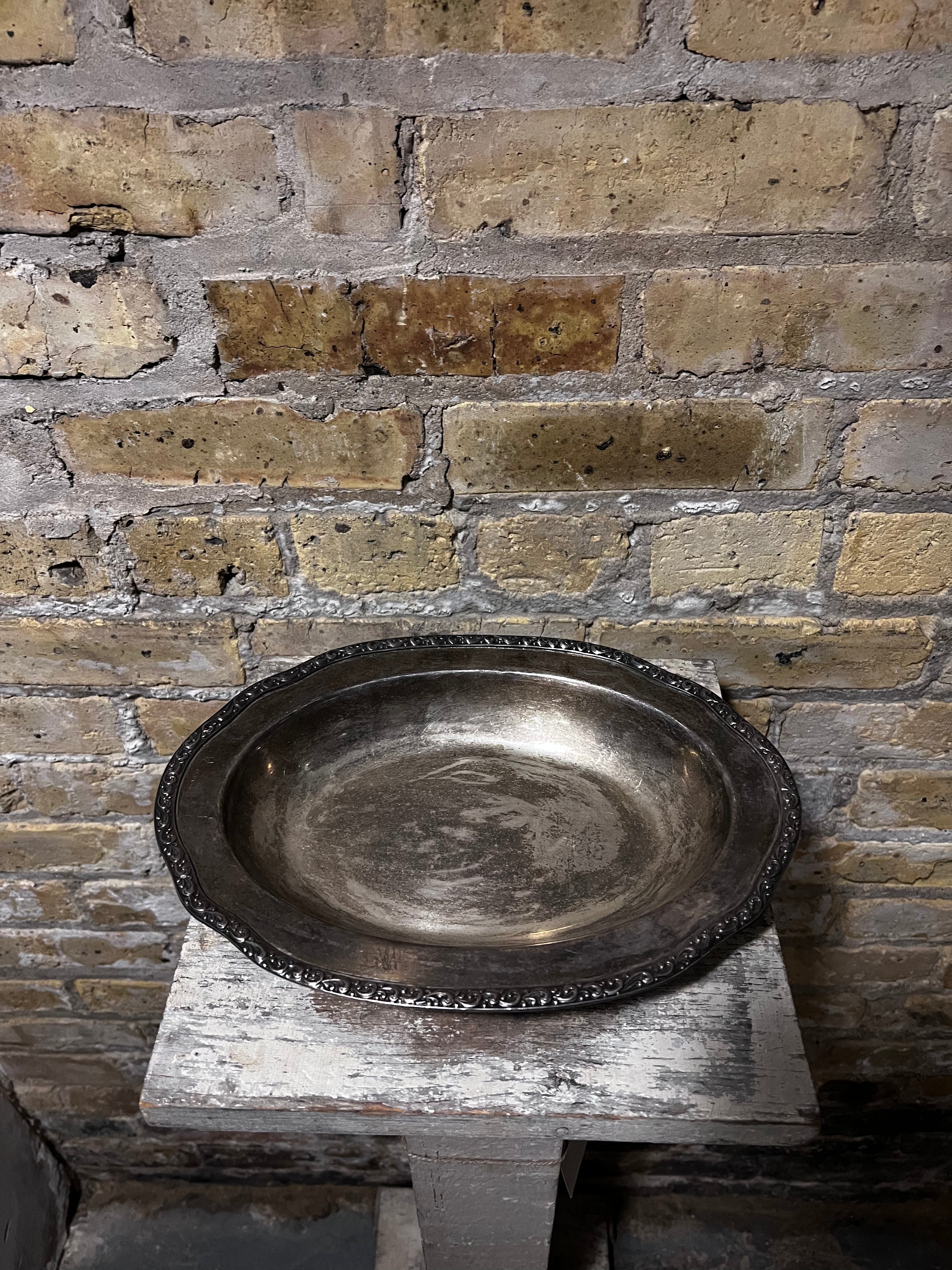 Silverplate Oval Tray