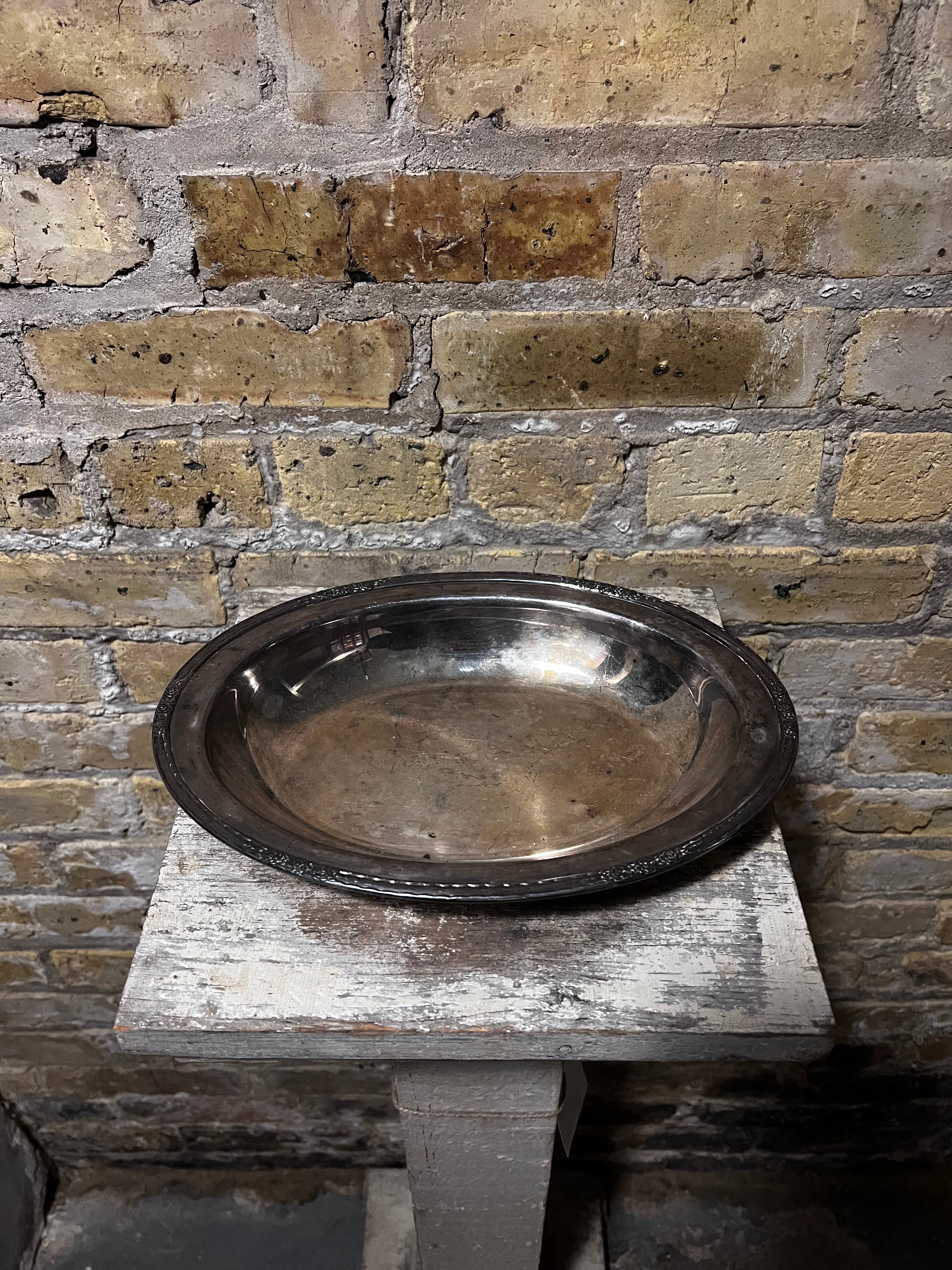 Silverplate Oval Tray