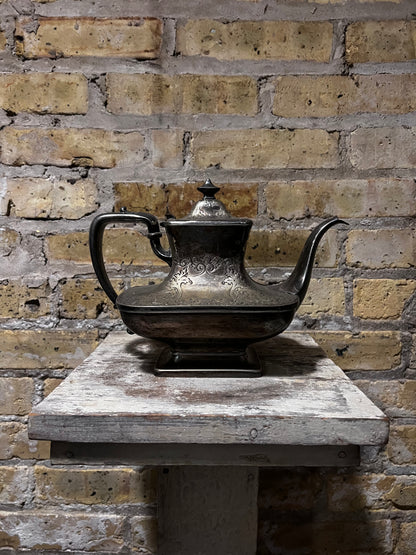 Antique Silverplate Teapot