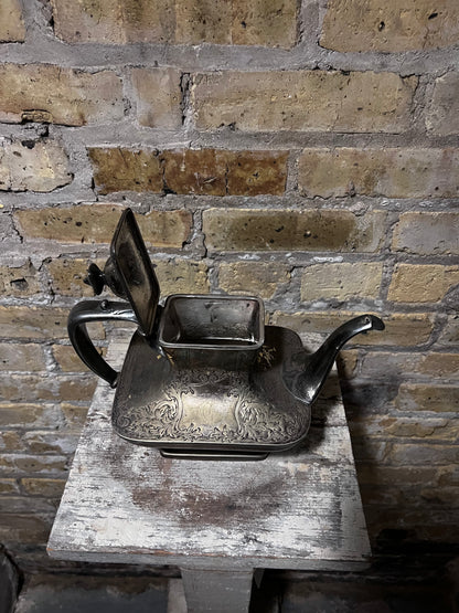 Antique Silverplate Teapot